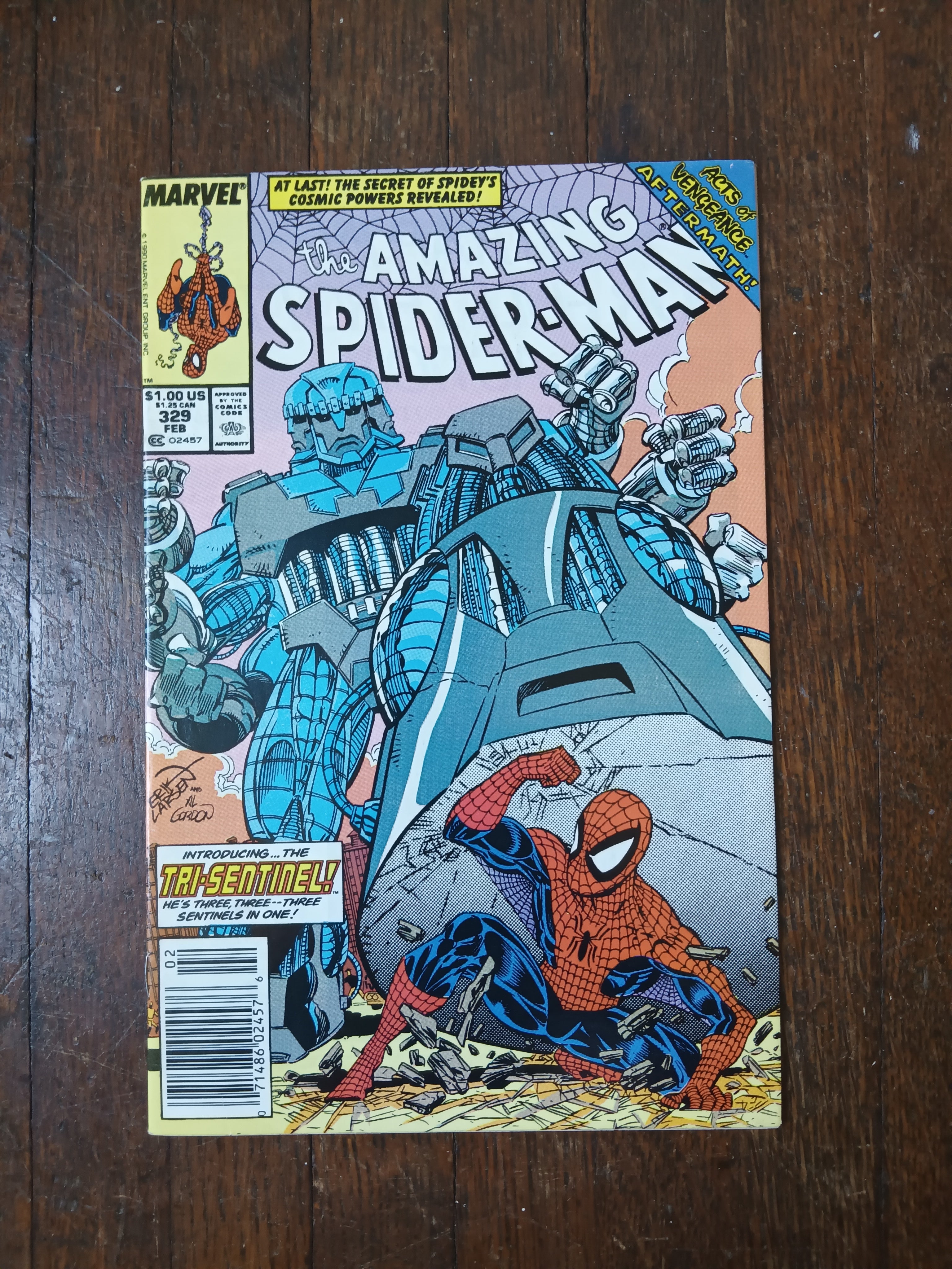The Amazing Spider-man 329 Newsstand Variant Marvel Comic Book in Great Condition