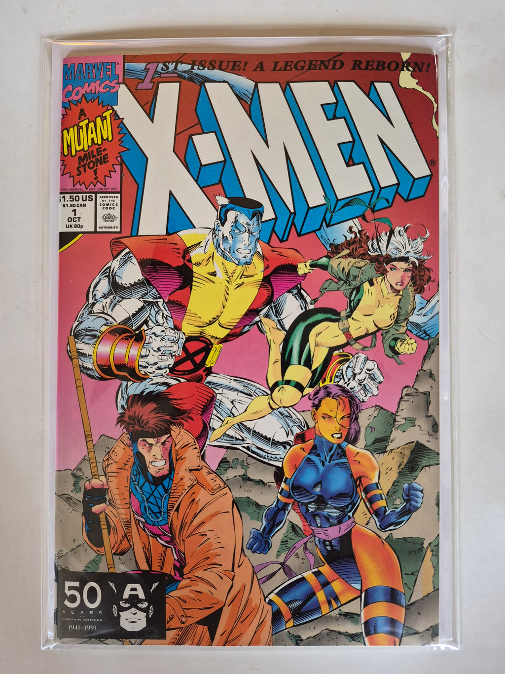 X-men #1 1991 Direct Edition Marvel Comic Book