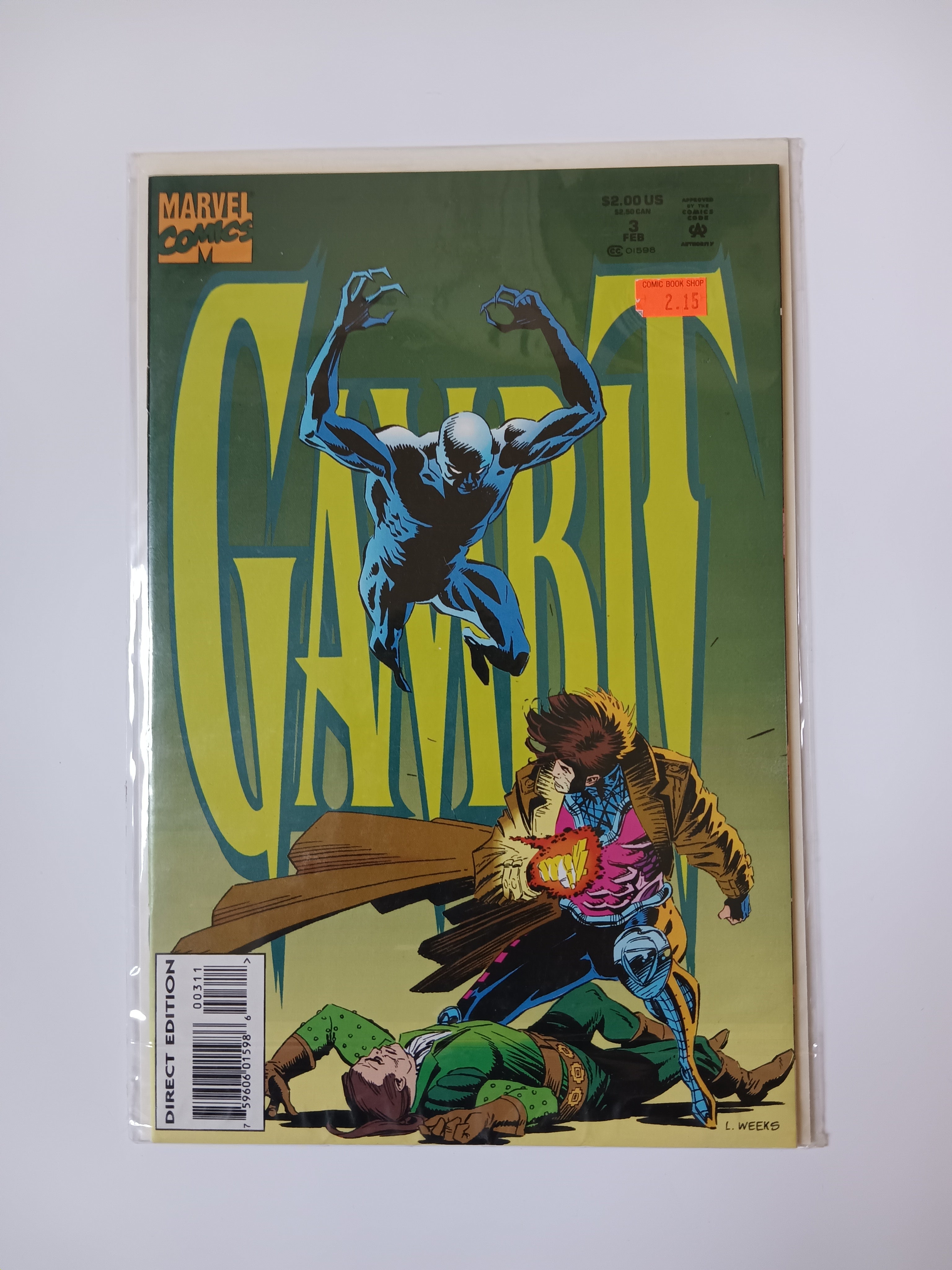 Gambit Complete Limited Series 1-4 (#4 is signed) Marvel Comic Books