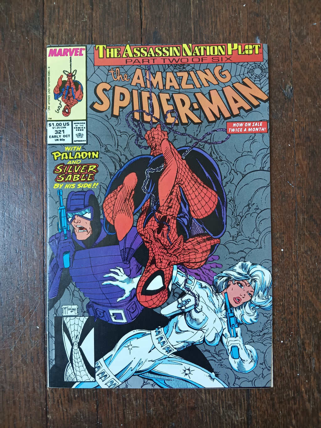The Amazing Spider-man 321 Direct Edition Marvel Comic Book