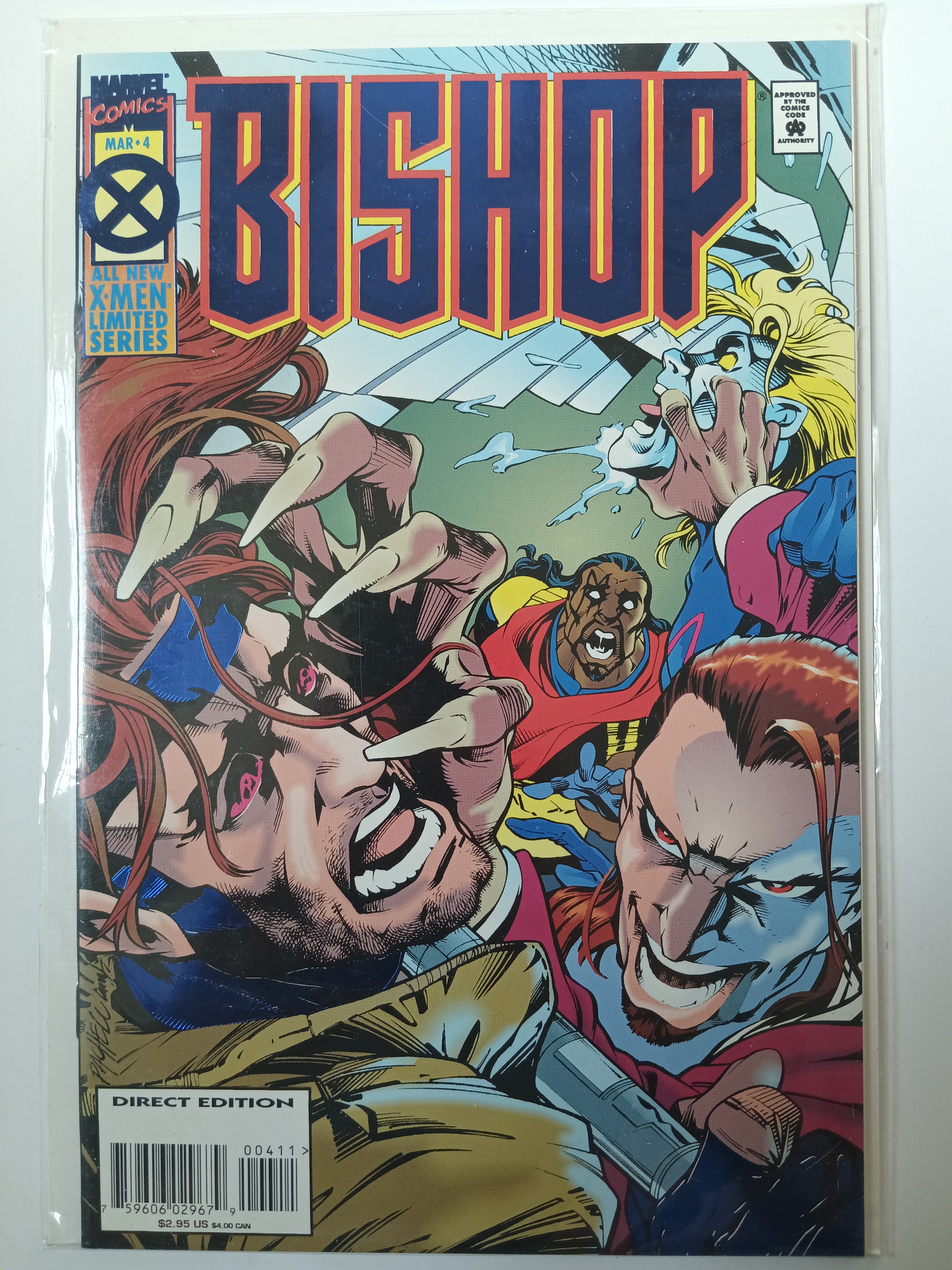 Bishop #1-4 Direct Edition Marvel Comic Books