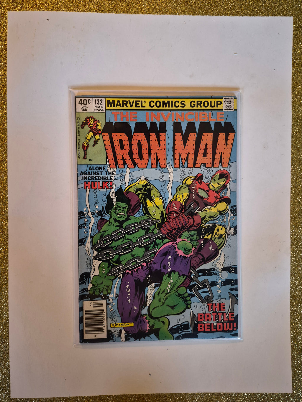 The Invincible Iron Man #132 Newsstand Variant Marvel Comic Book 1979