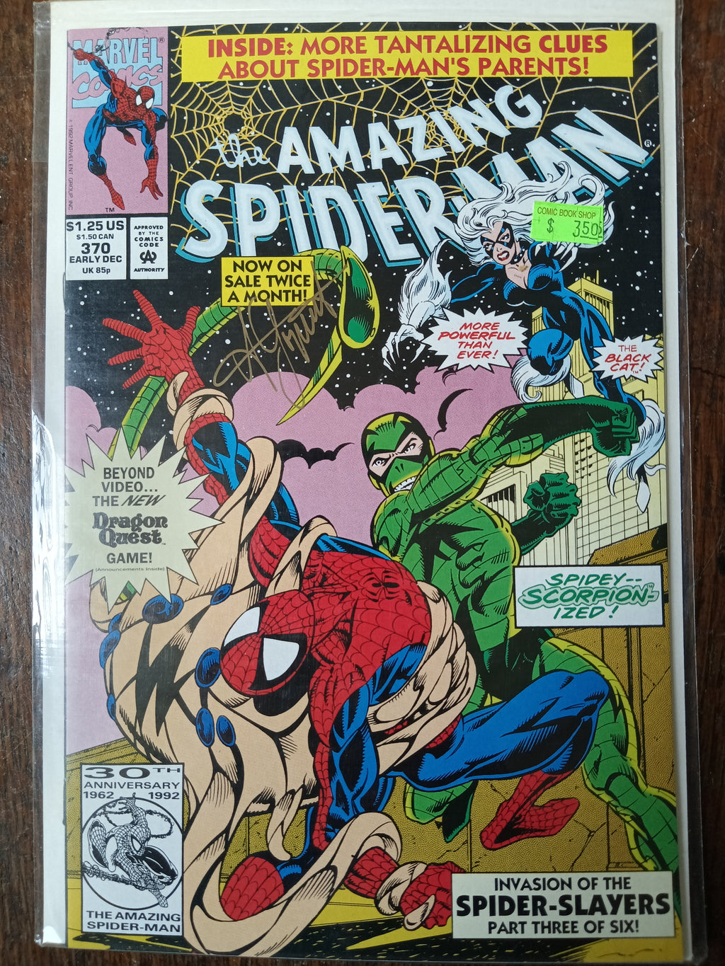 The Amazing Spider-man #364-372 Direct Edition Marvel Comic Books