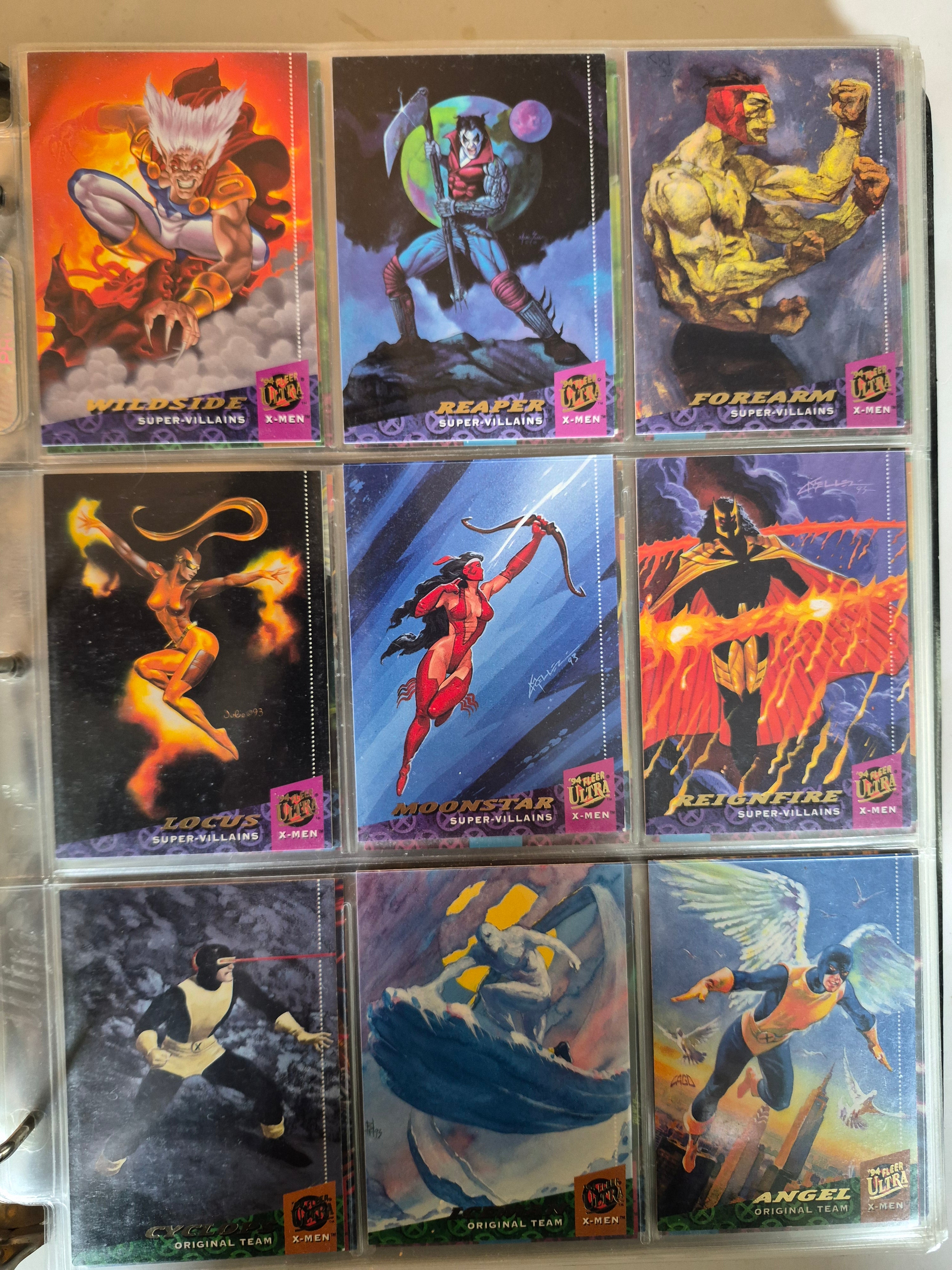 94' Fleer Ultra X-men Complete 250 Card Set