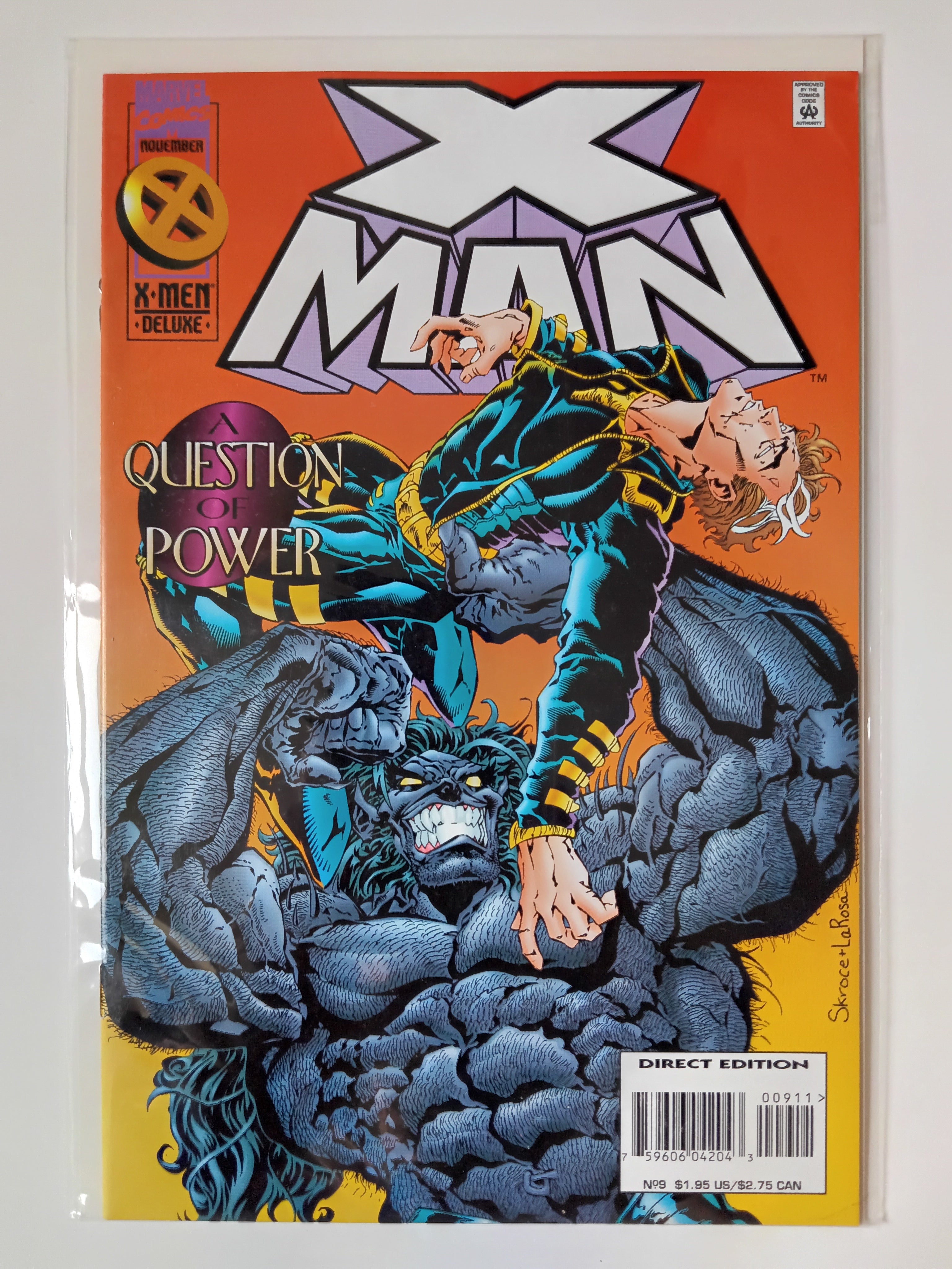 X Man -1,1-10,25-28 Marvel Comic Books All in Great Condition Bagged and Boarded