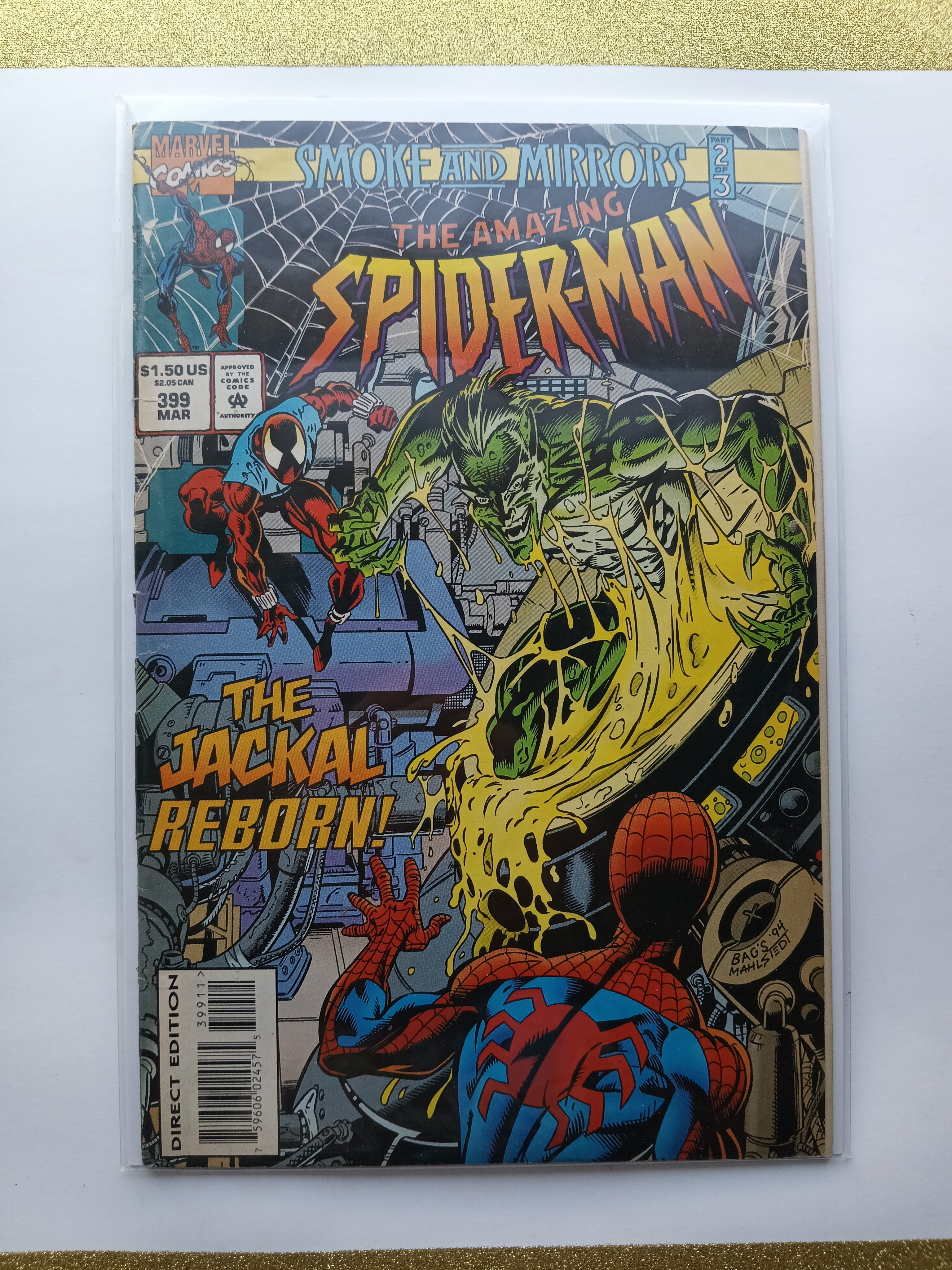 The Amazing Spider-man #399 Direct Edition Marvel Comic Book