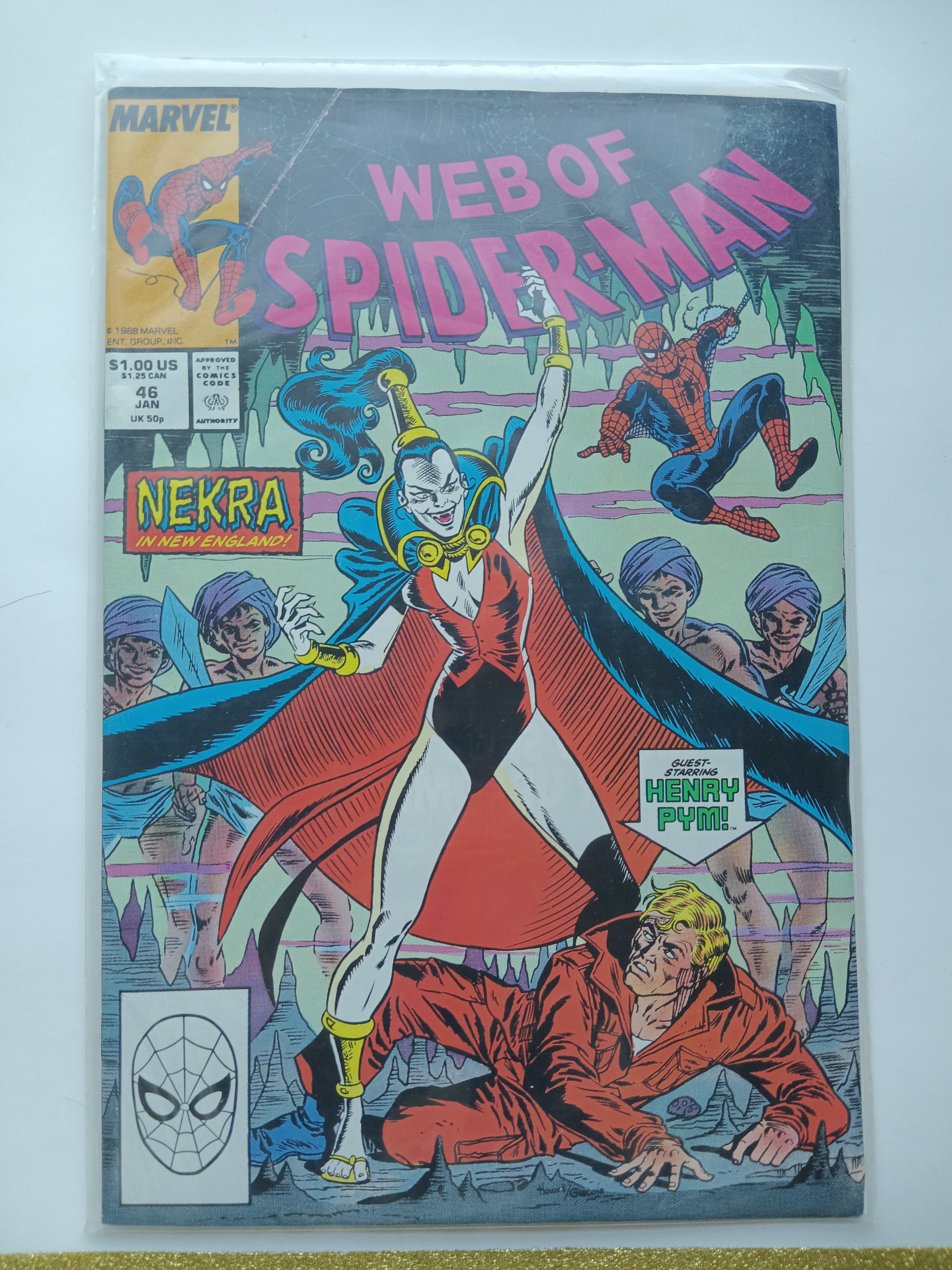 Web of Spider-Man #46 Direct Edition Marvel Comic Book