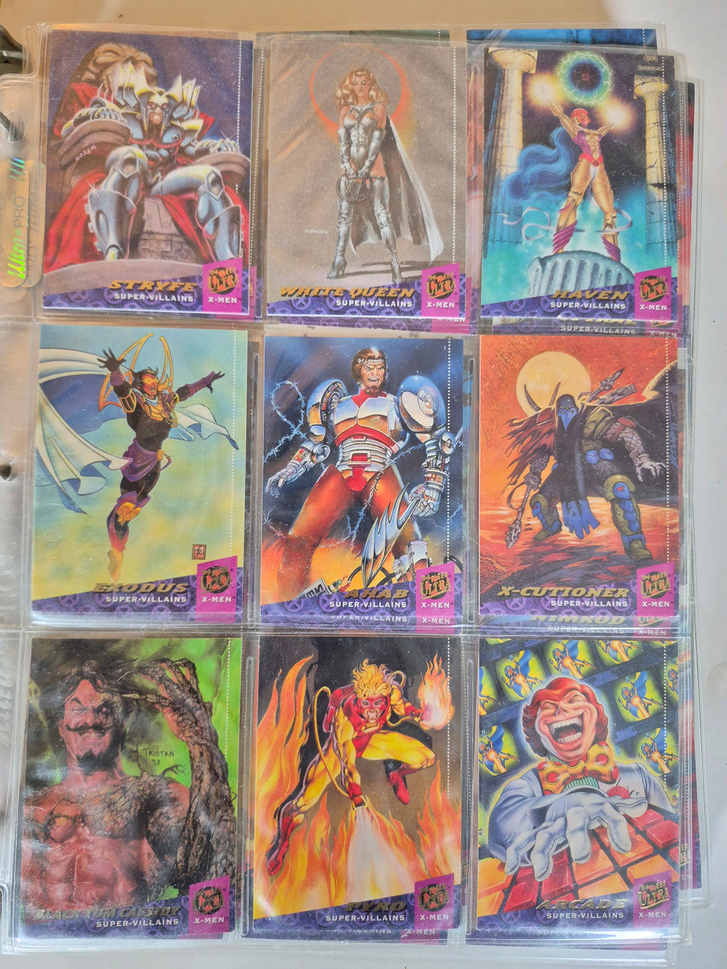 94' Fleer Ultra X-men Complete 250 Card Set