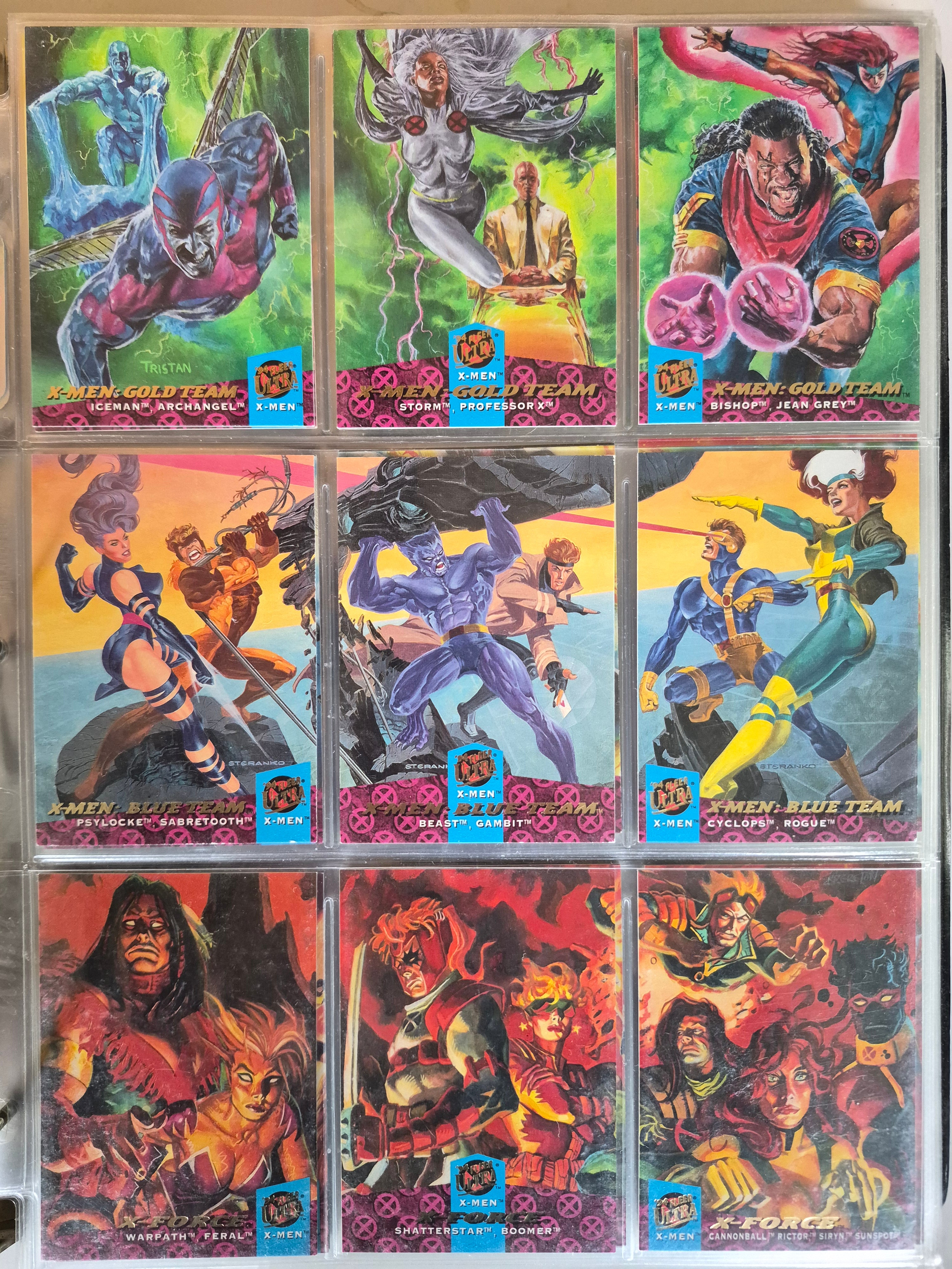 94' Fleer Ultra X-men Complete 250 Card Set