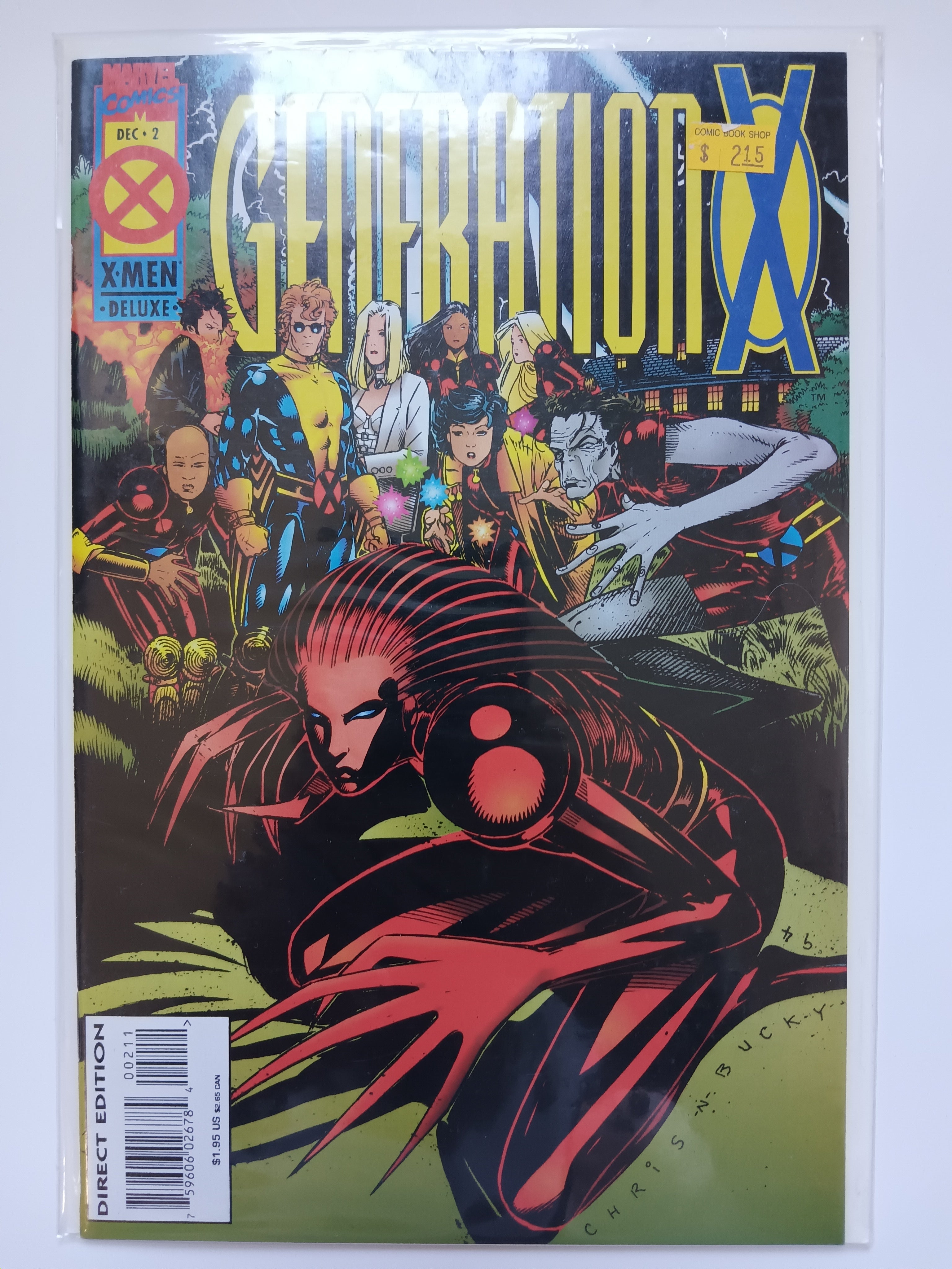 Generation X #1-10 Direct Edition Marvel Comic Books