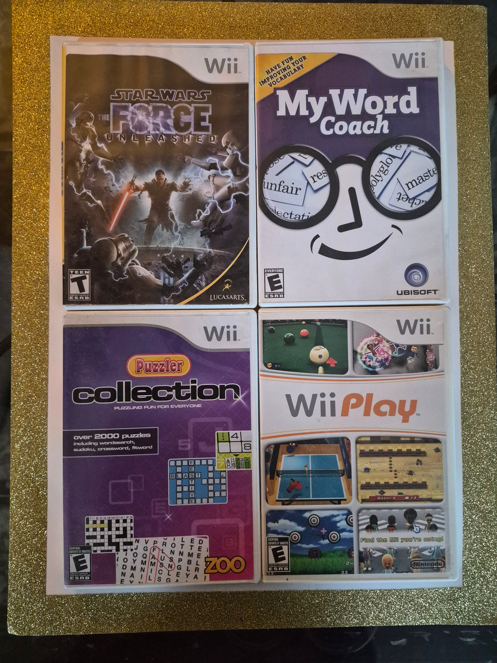 4 Nintendo Wii Games
