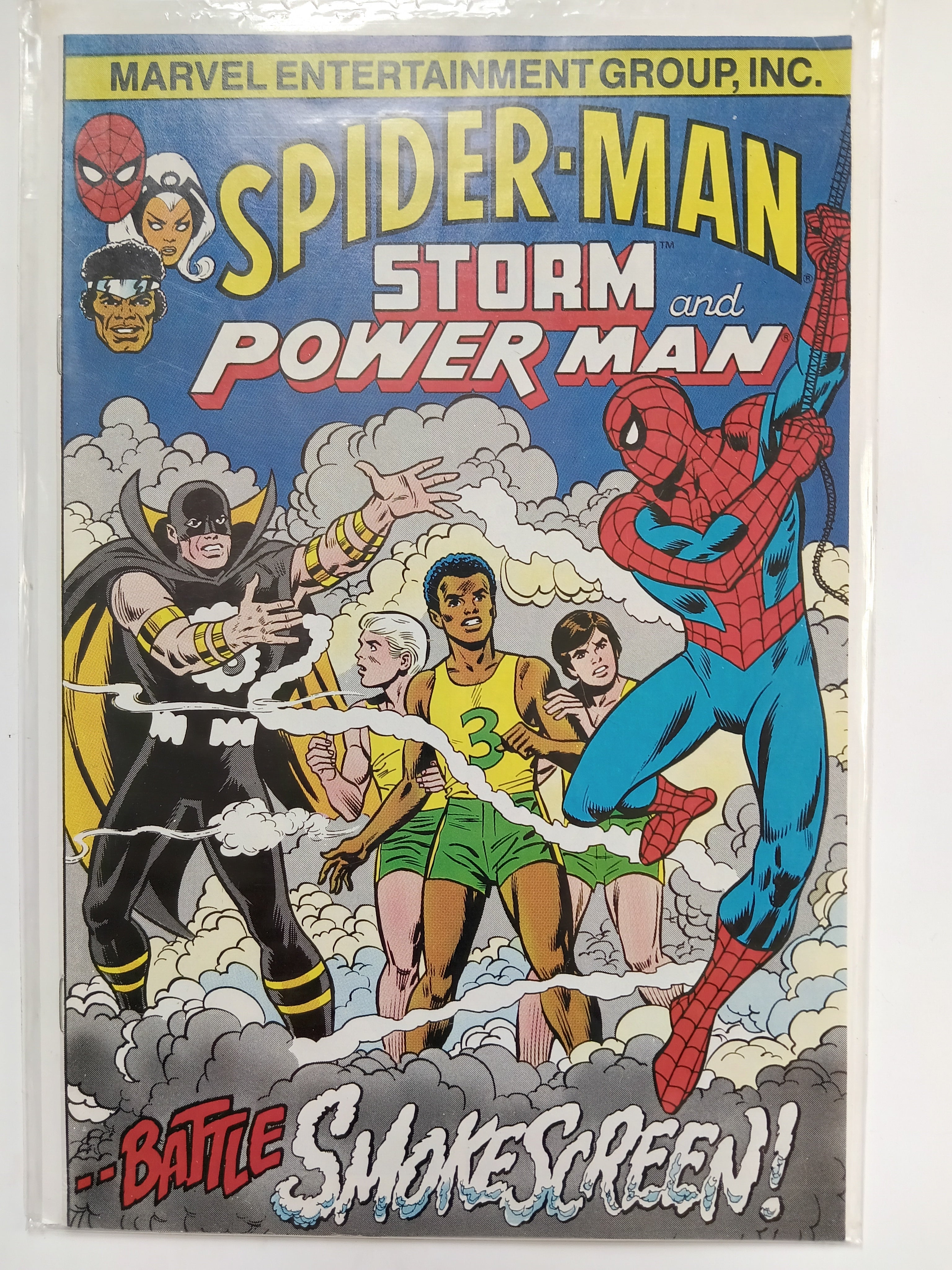 Spider-Man Storm and Power Man Marvel Comic Book