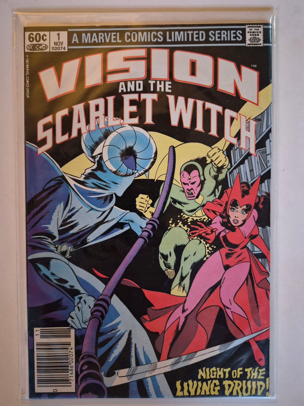 Vision and the Scarlet Witch #1 Marvel Comic Book 1982