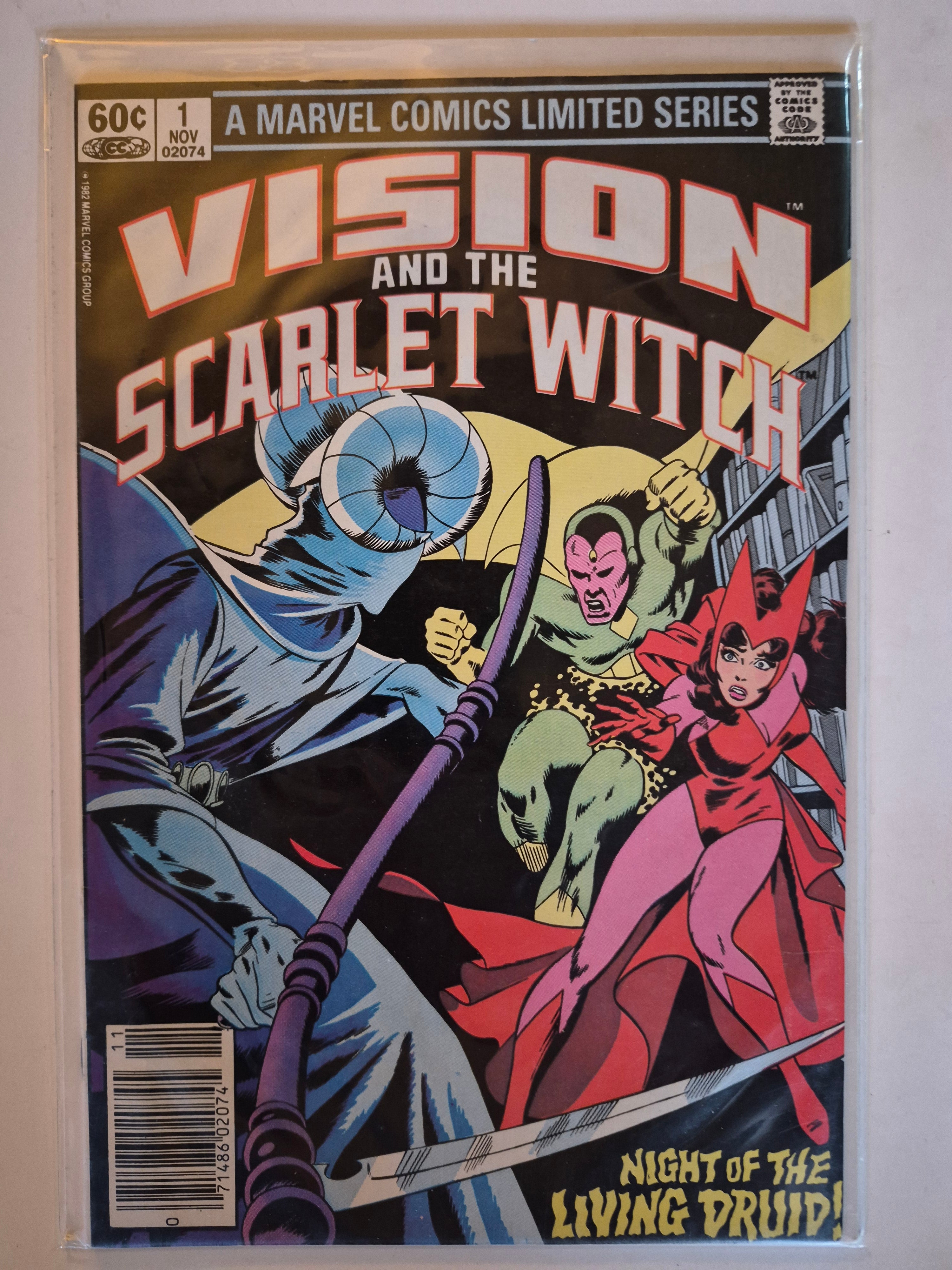Vision and the Scarlet Witch #1 Marvel Comic Book 1982