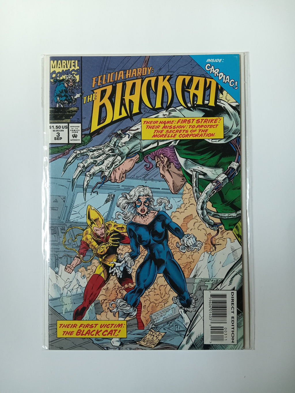 Felicia Hardy: The Black Cat Direct Edition Marvel Comic Books