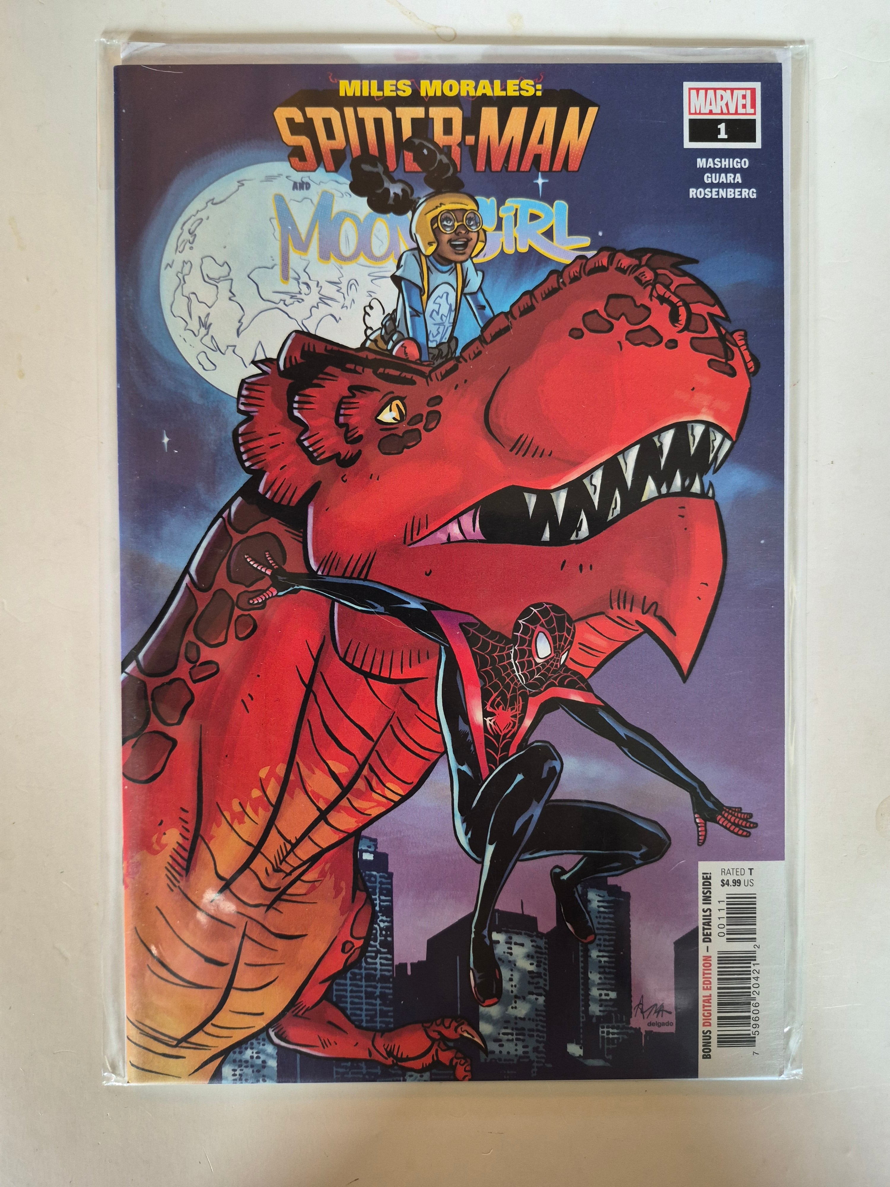 Miles Morales Spider-Man and Moon Girl #1 Marvel Comic Book