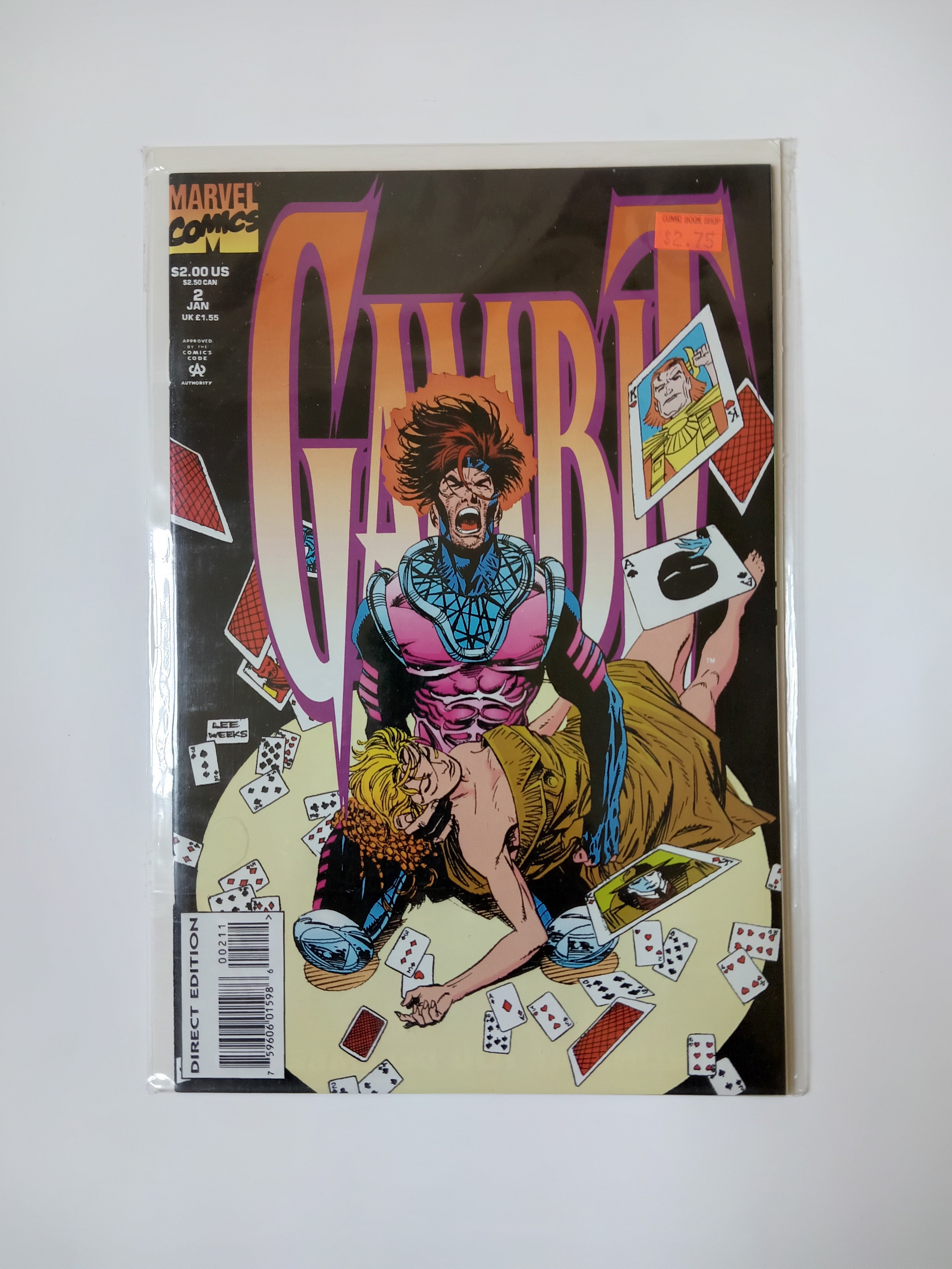 Gambit Complete Limited Series 1-4 (#4 is signed) Marvel Comic Books