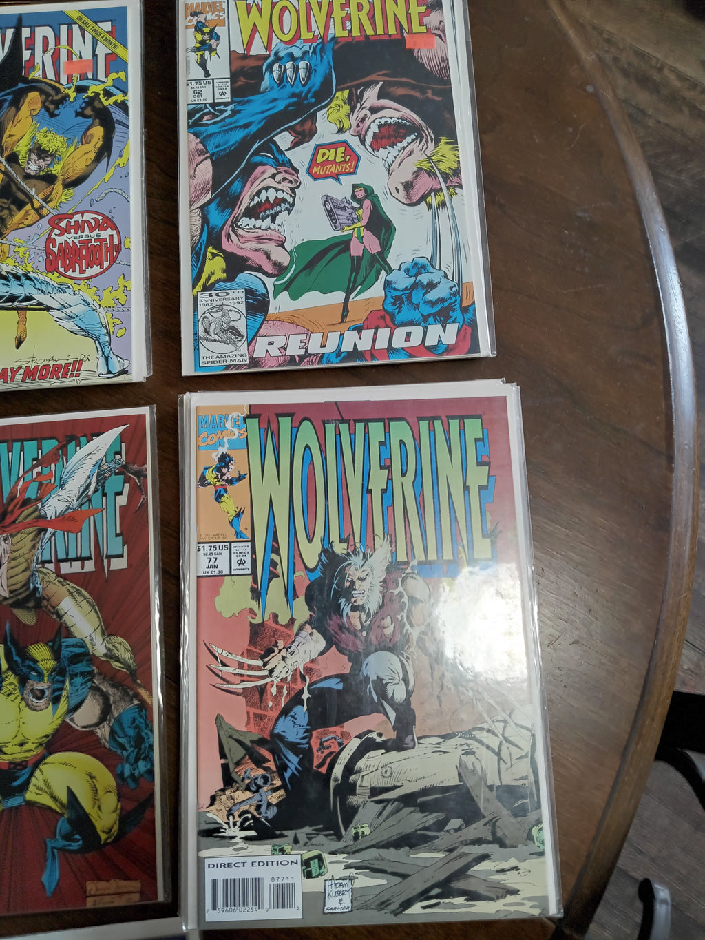 Wolverine #50-100 Marvel Comic Books in Great Condition Bagged and Boarded