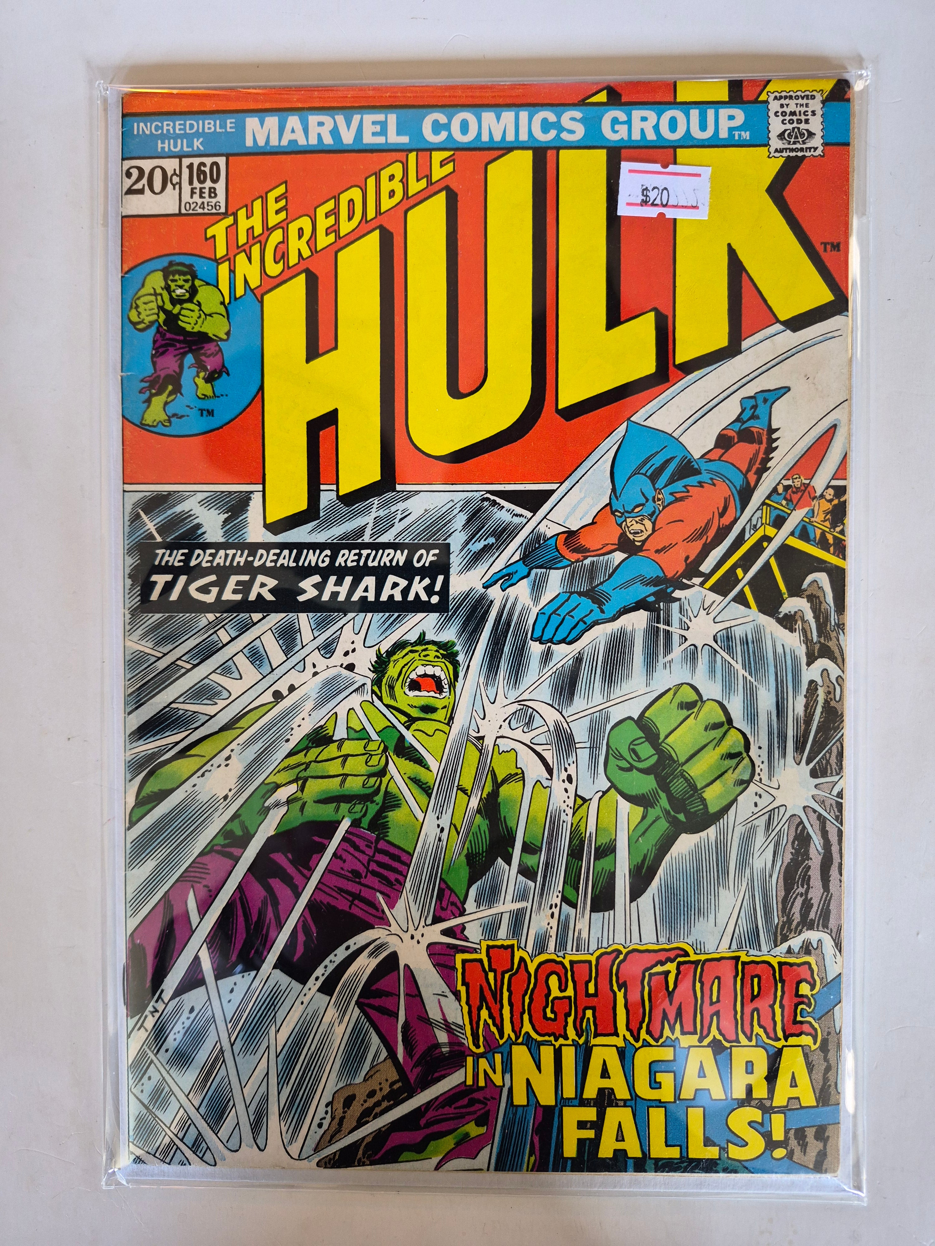 The Incredible Hulk #160 Marvel Comic Book in good condition