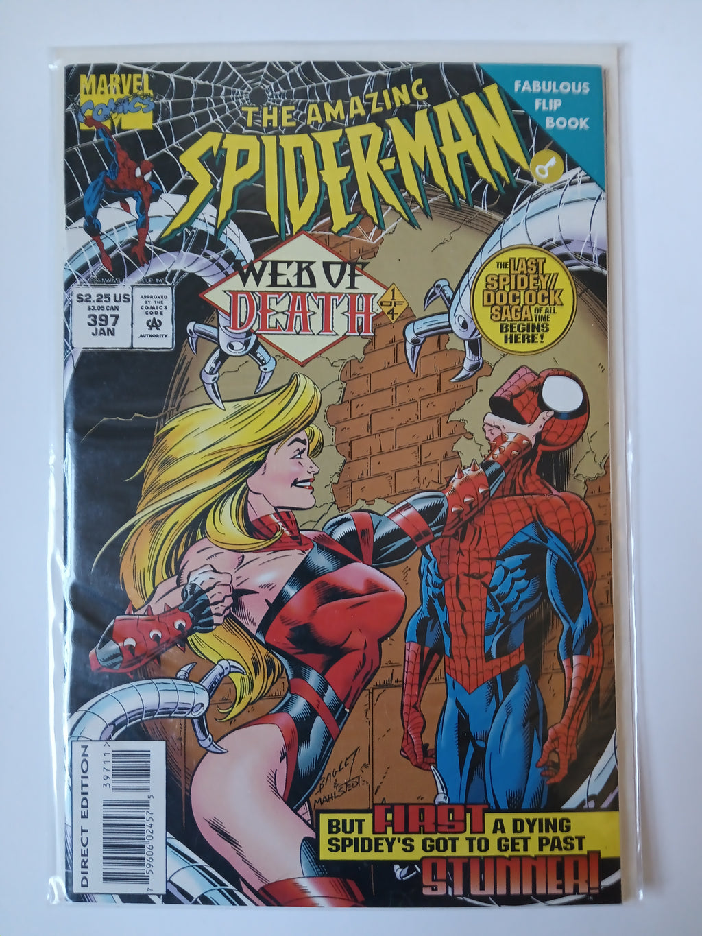 The Amazing Spider-man #395-399 Direct Edition Marvel Comic Books in Great Condition