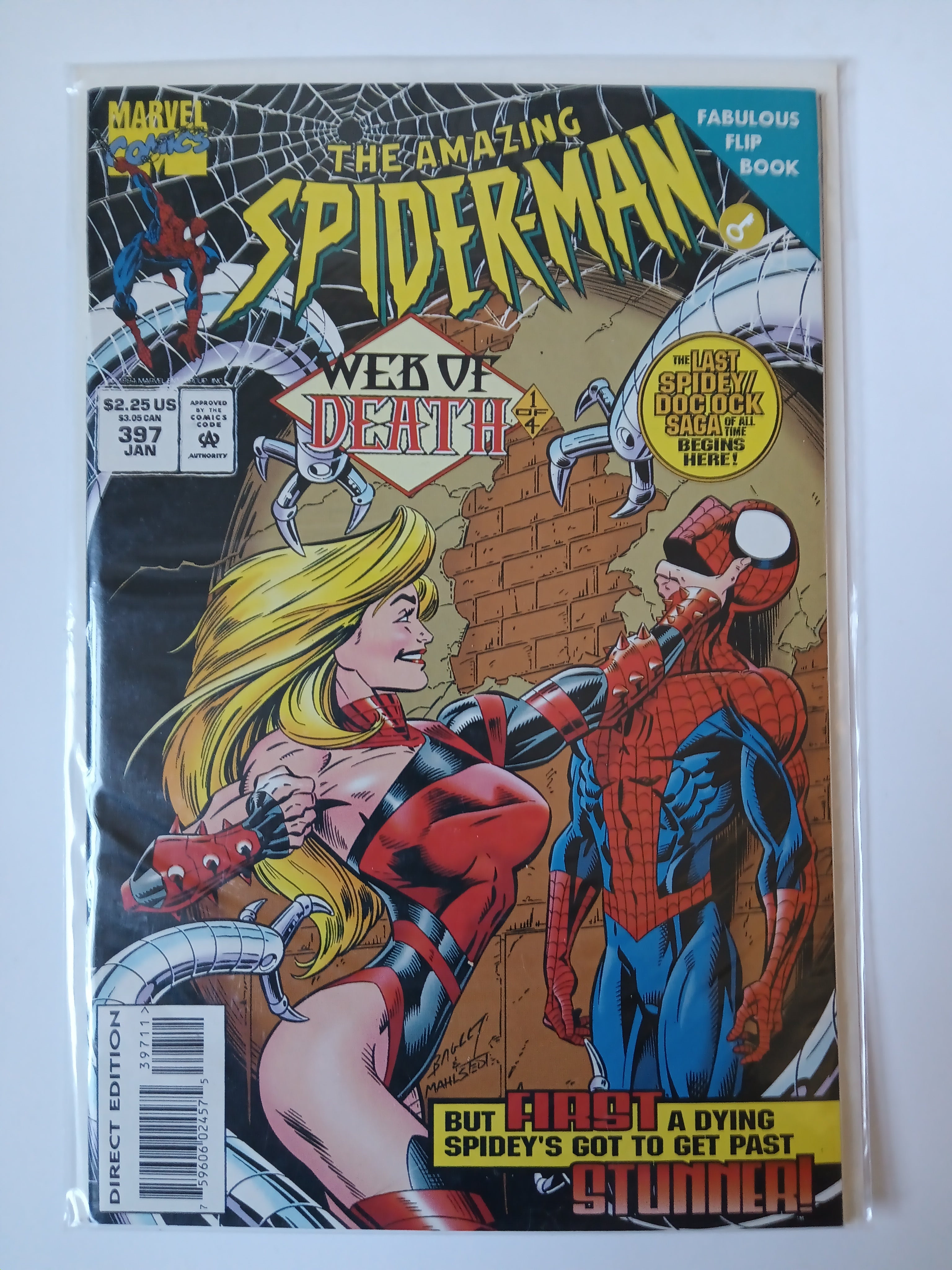 The Amazing Spider-man #395-399 Direct Edition Marvel Comic Books in Great Condition