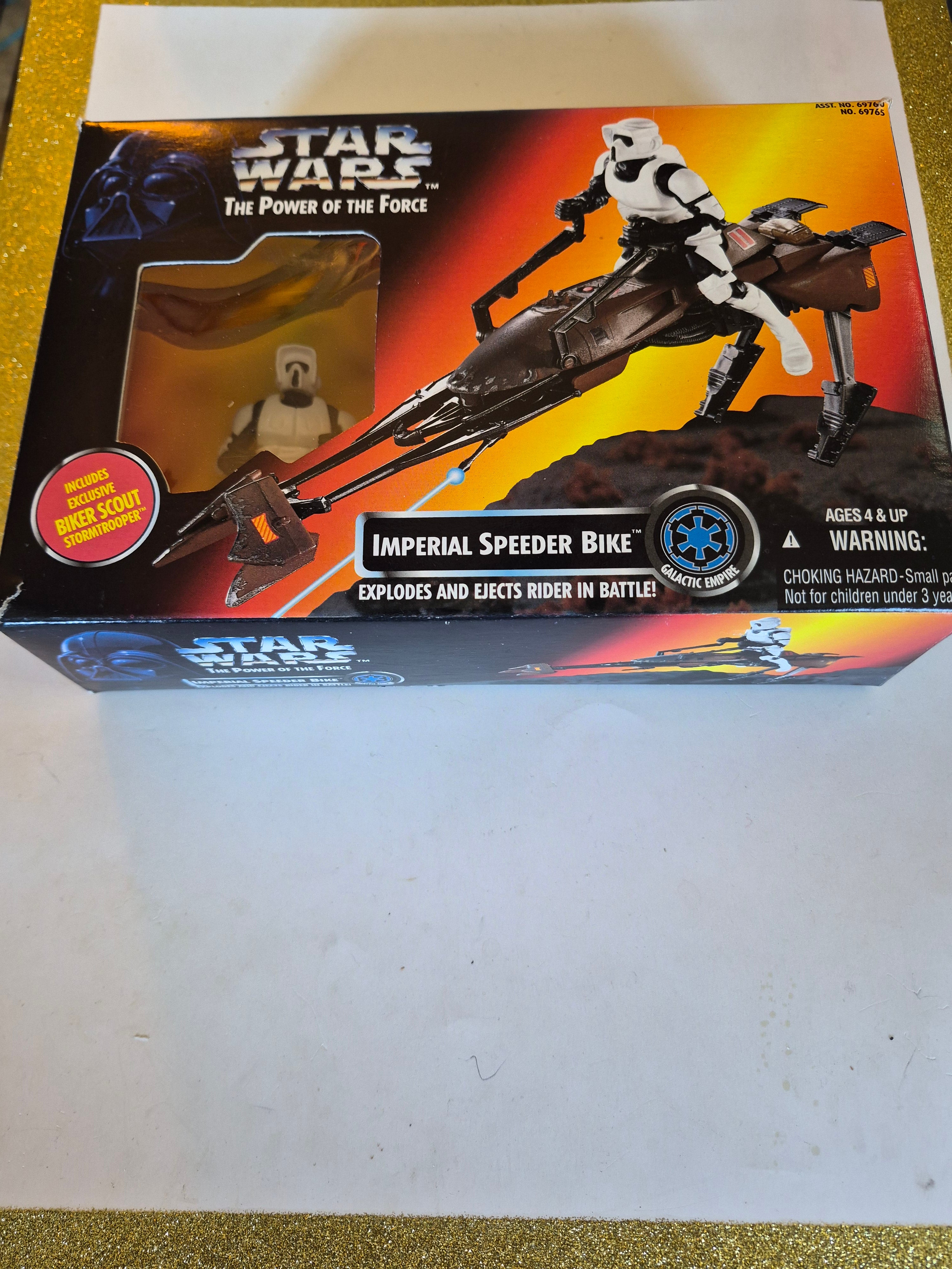 Star Wars Power of the Force Imperial Speeder Bike