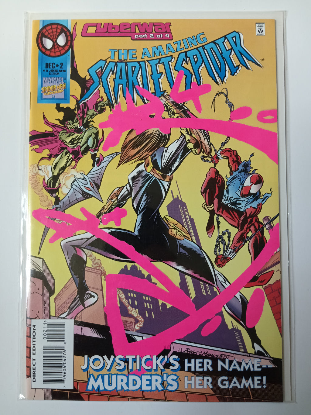 5 Scarlet Spider Marvel Comic Books in Great Condition Bagged and Boarded (read description)