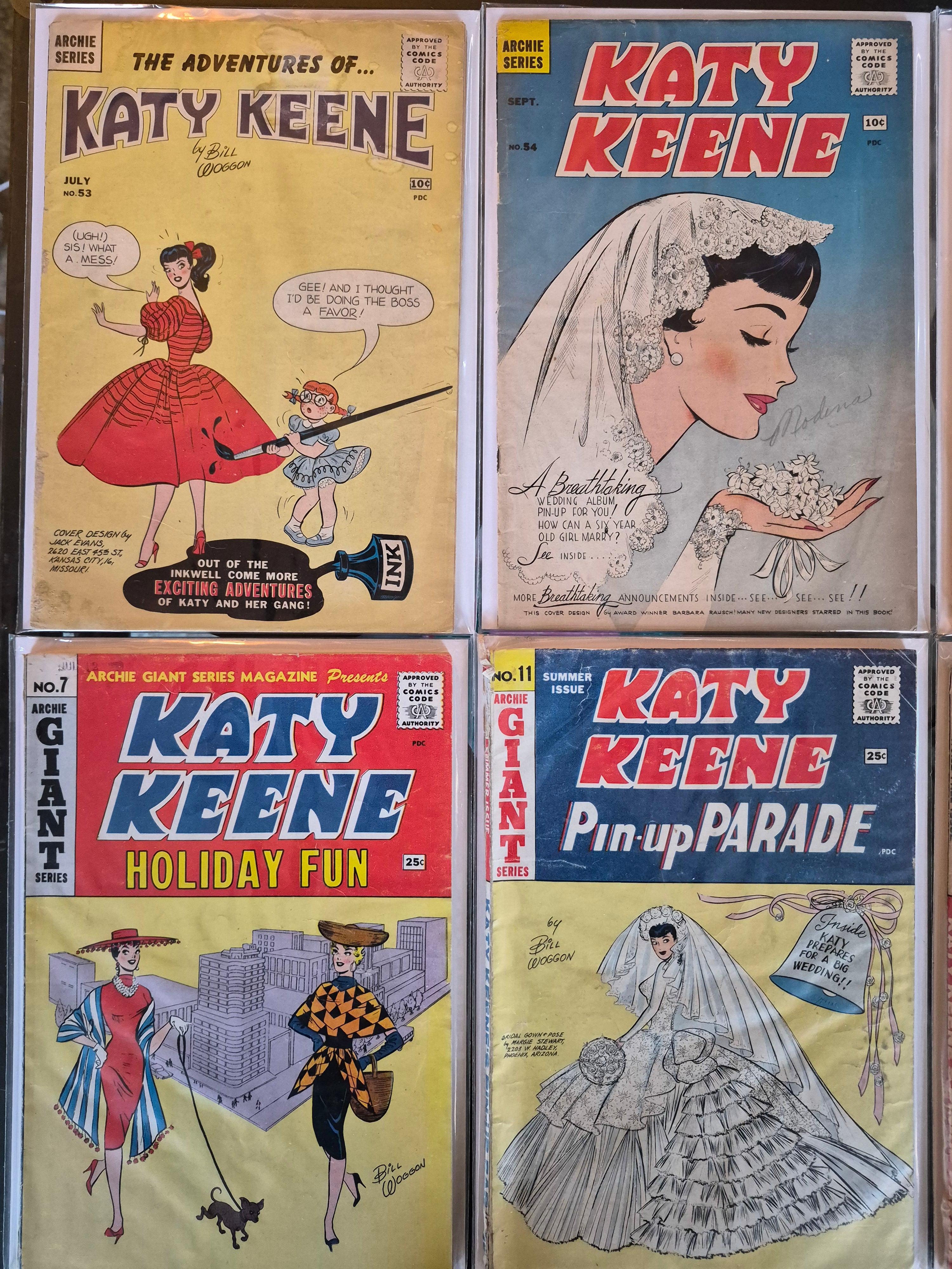 1958-1961 Katy Keene Comic Books (12 in total)