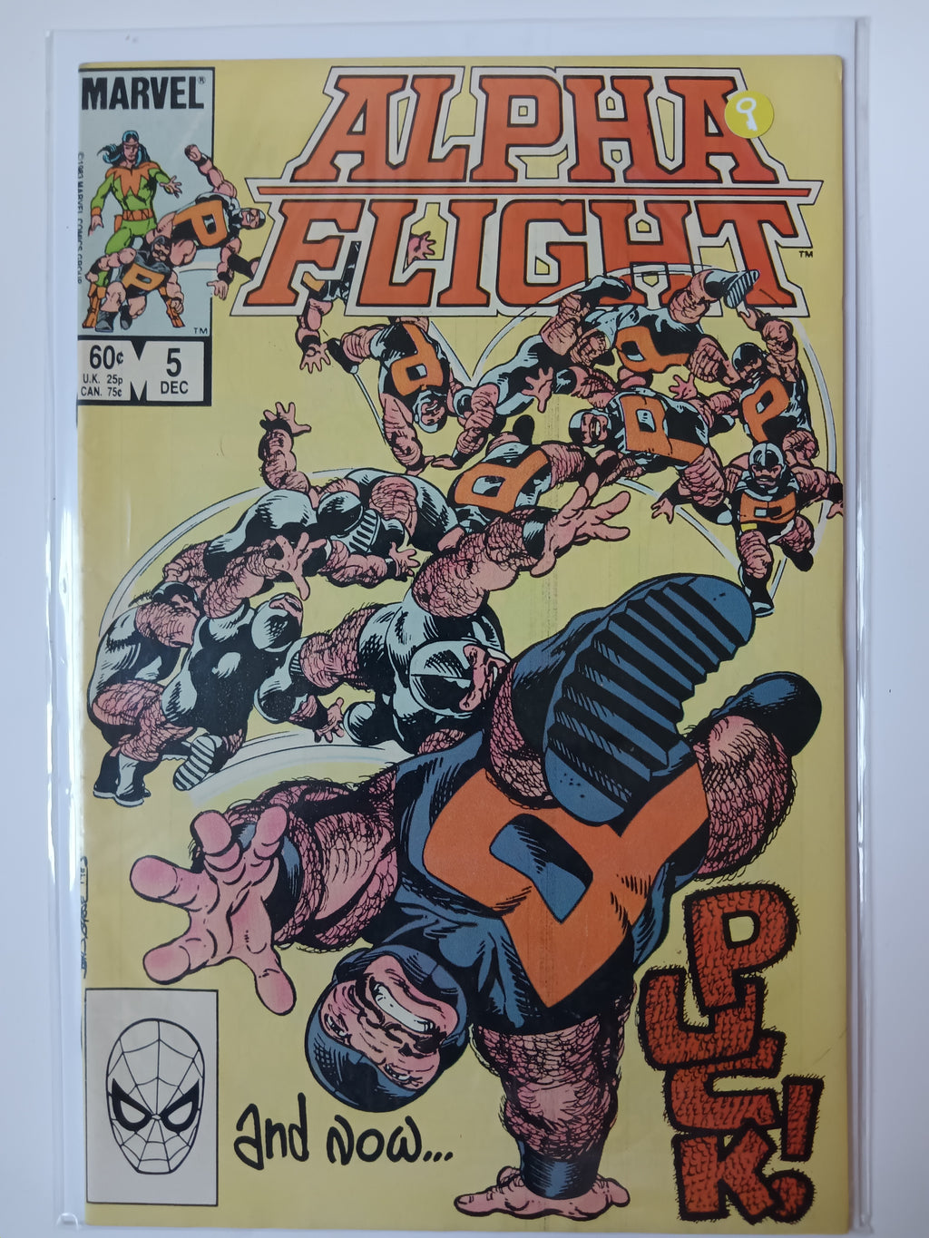 Alpha Flight #1-5 Marvel Comic Books in Great Condition Bagged and Boarded