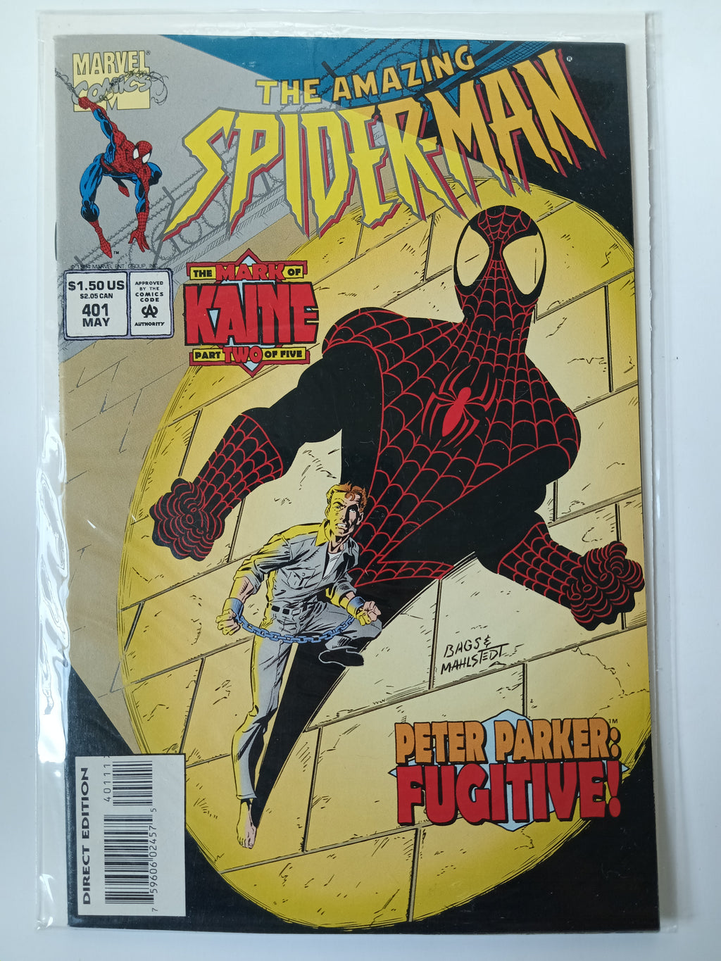 The Amazing Spider-man #401-405 Direct Edition Marvel Comic Books in Great Condition