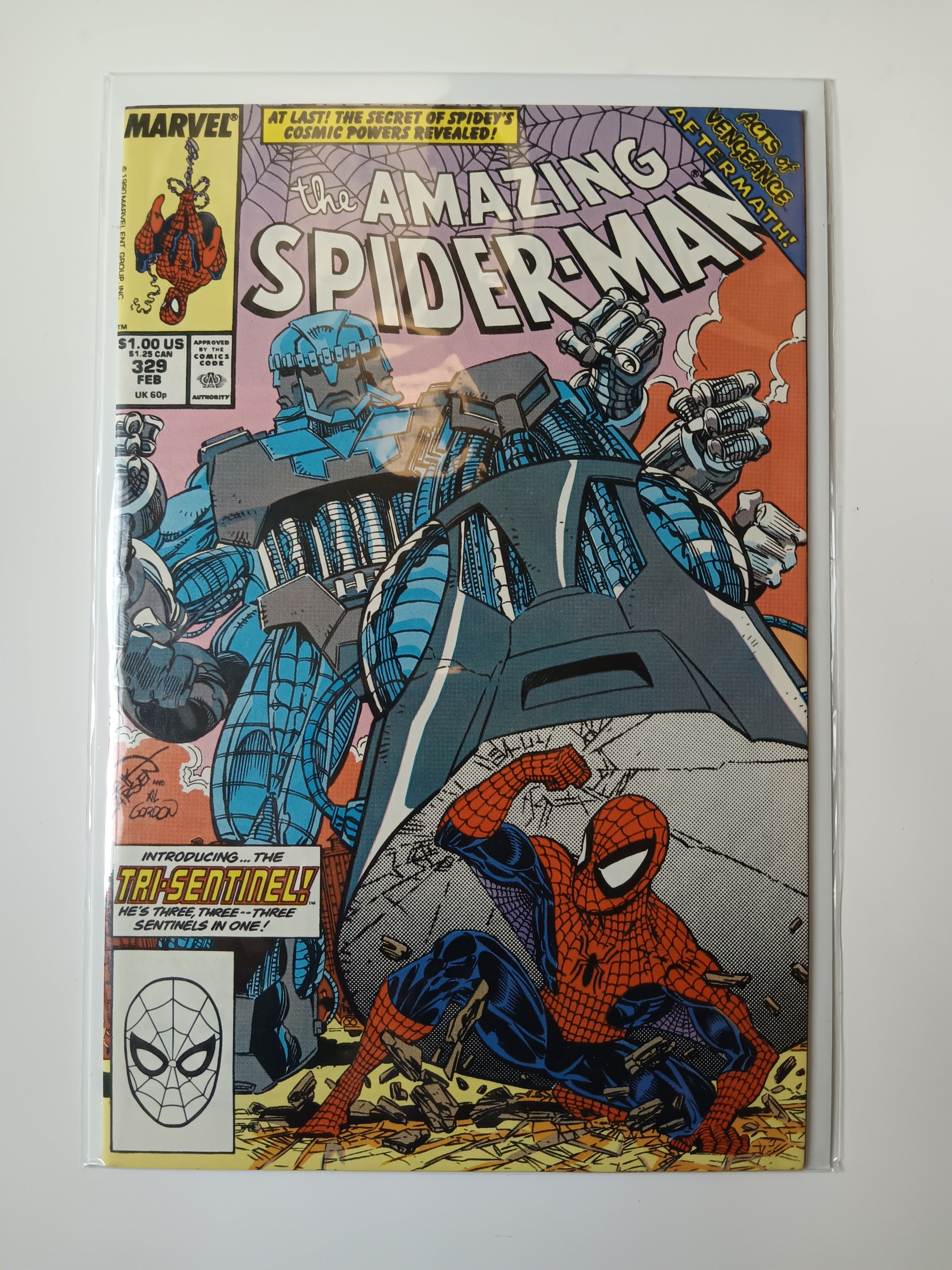 The Amazing Spider-man #329 Direct Edition Marvel Comic Book