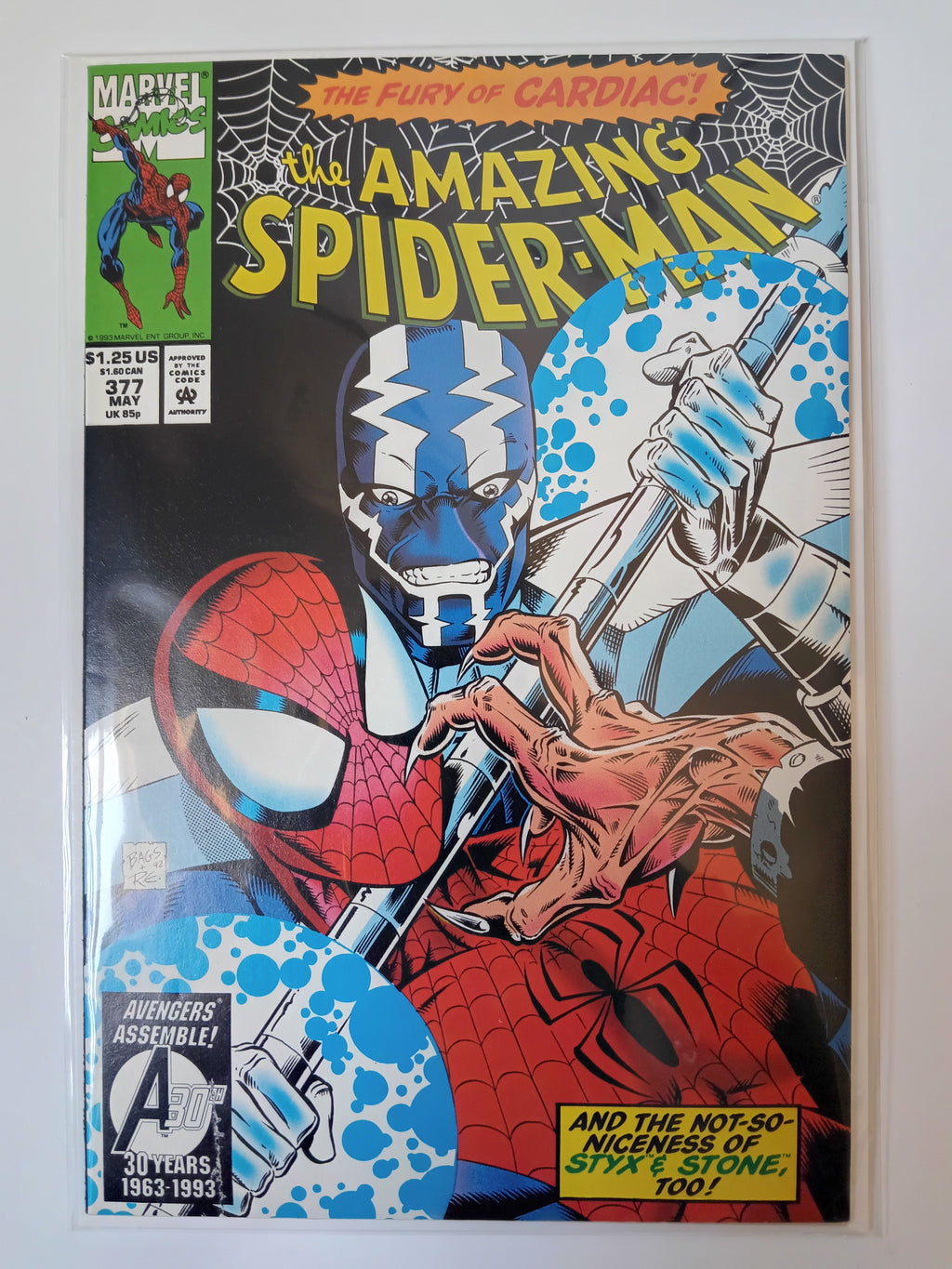 The Amazing Spider-man #376 & #377 Direct Edition Marvel Comic Books