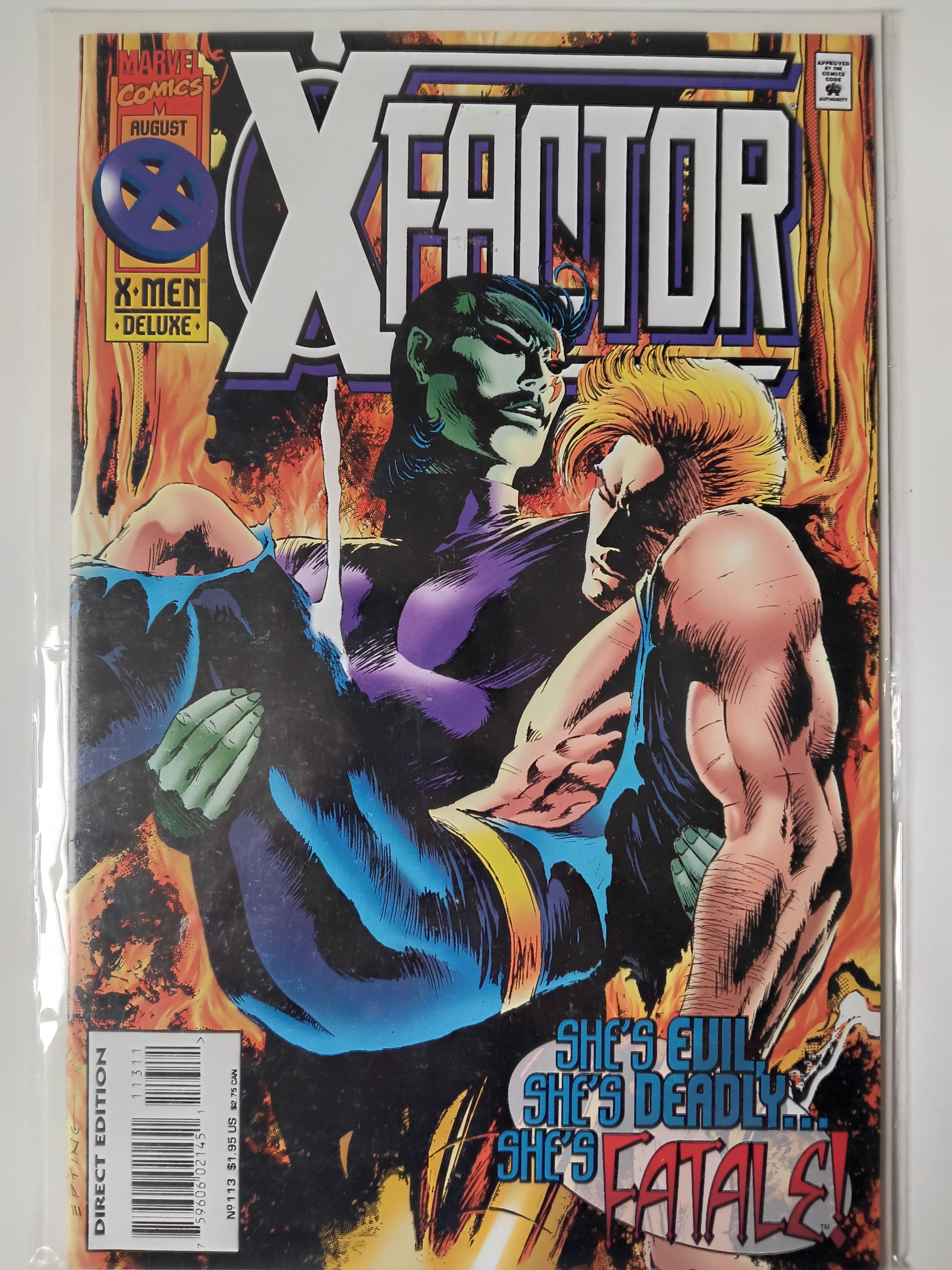 7 Marvel Comic Books all X-Men related from the 90's