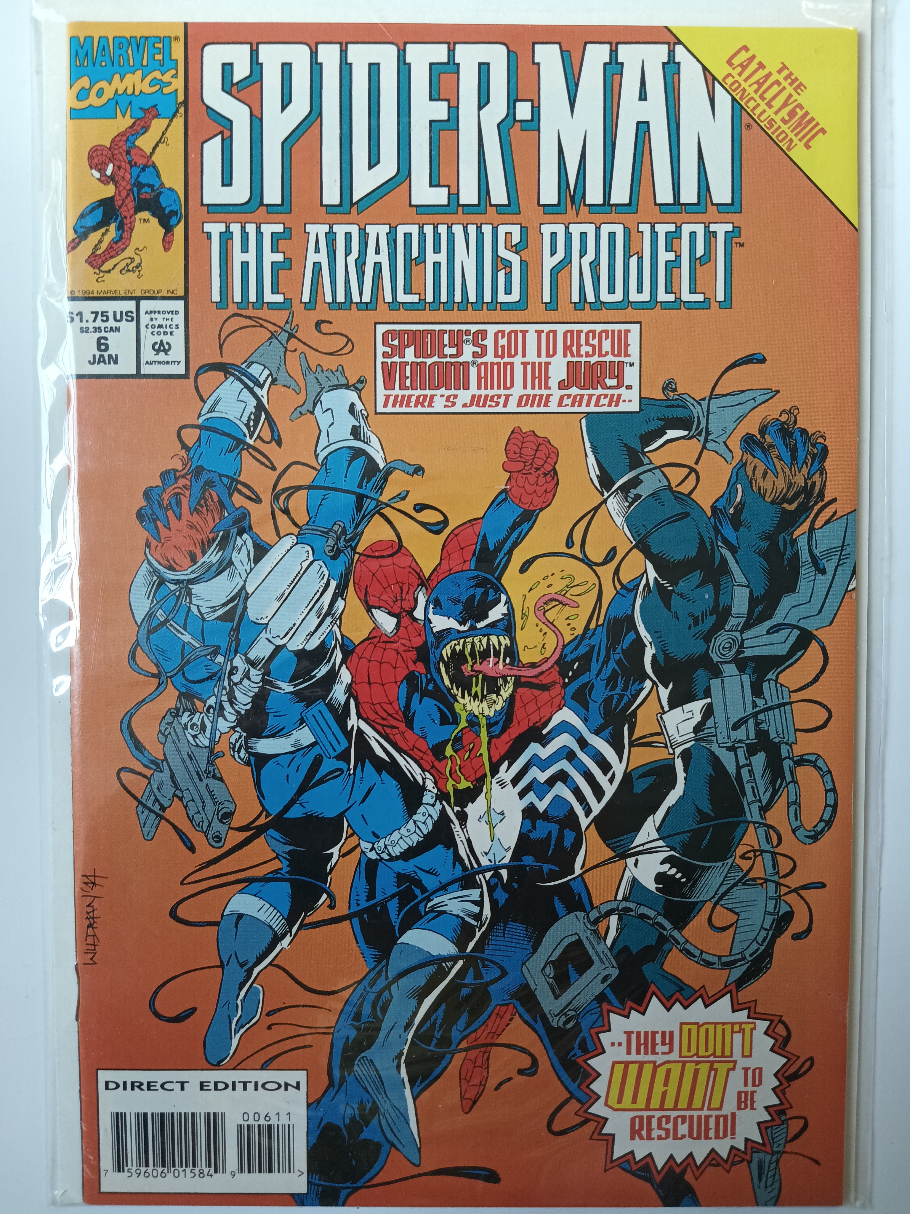 Spider-Man The Arachnis Project 1-6 Direct Edition Marvel Comic Books