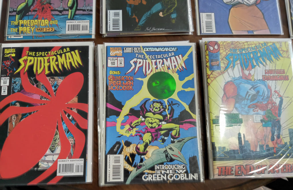 The Spectacular Spider-Man #200-235 Marvel Comic Books in Great Condition Bagged and Boarded