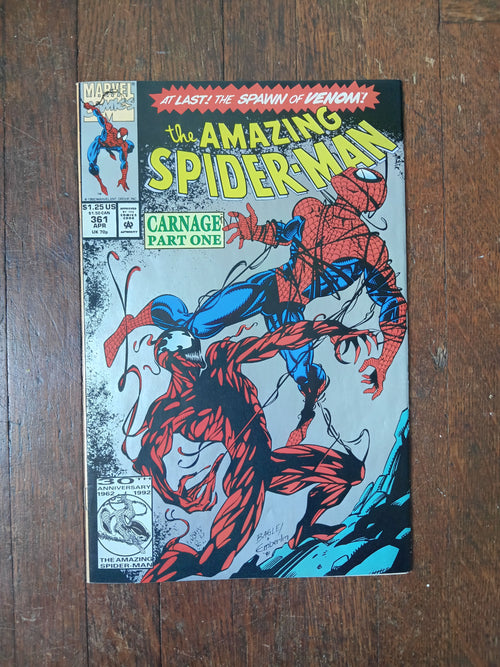 (2nd Edition)The Amazing Spider-man #361 Key Issue (Grey Background) Marvel Comic Book in Great Condition