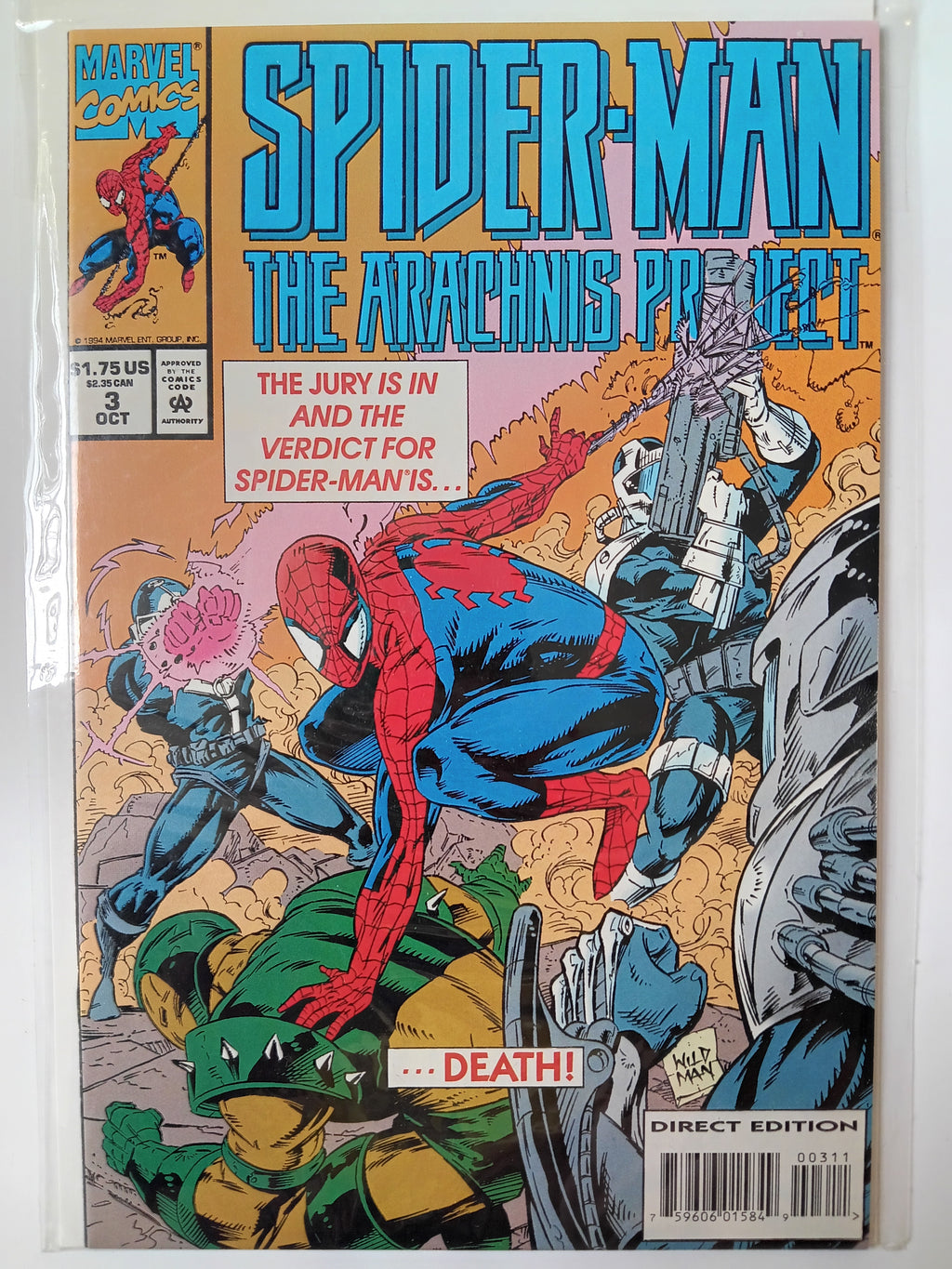 Spider-Man The Arachnis Project 1-6 Direct Edition Marvel Comic Books