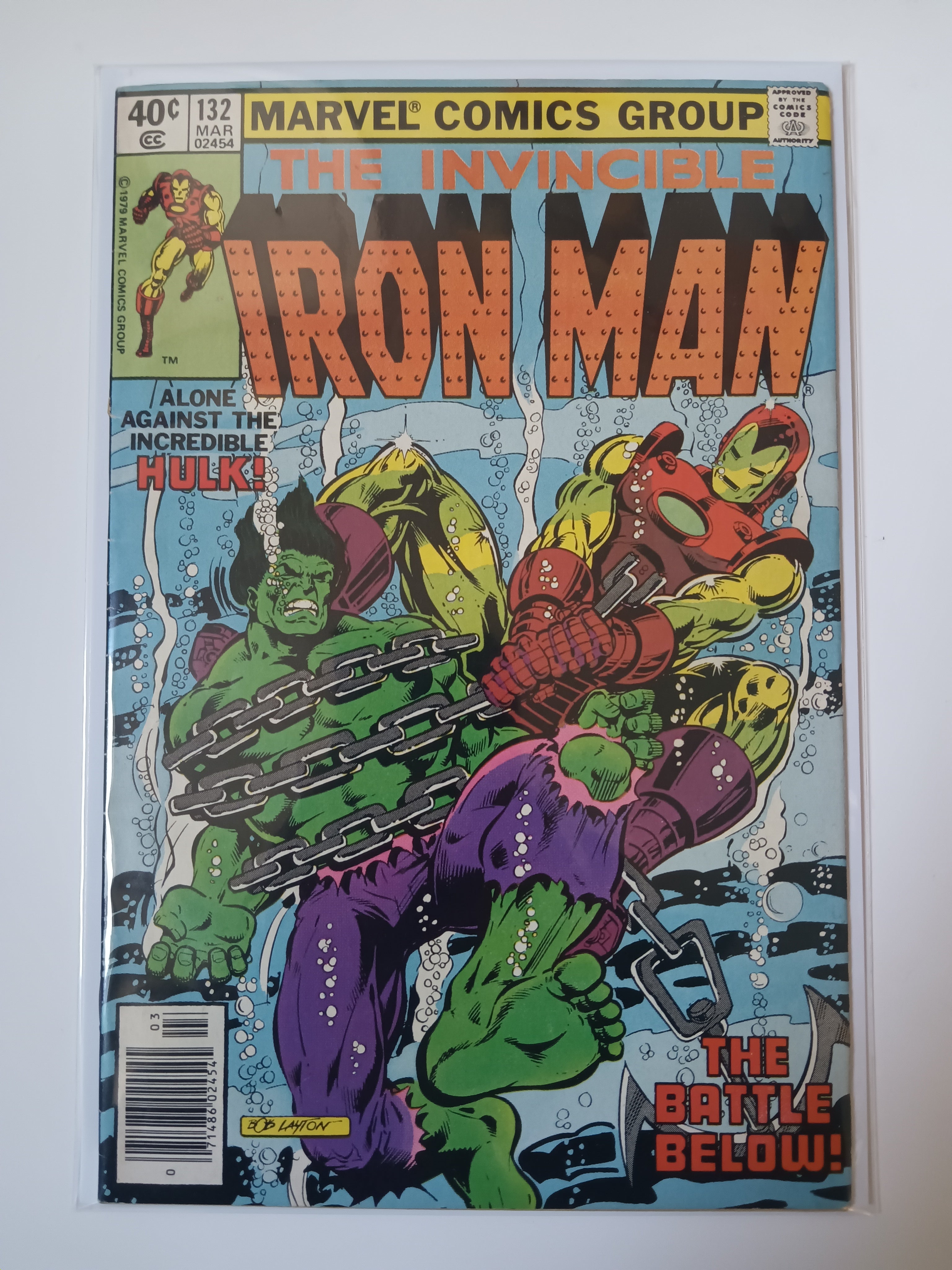 The Invincible Iron Man #132 Newsstand Variant Marvel Comic Book