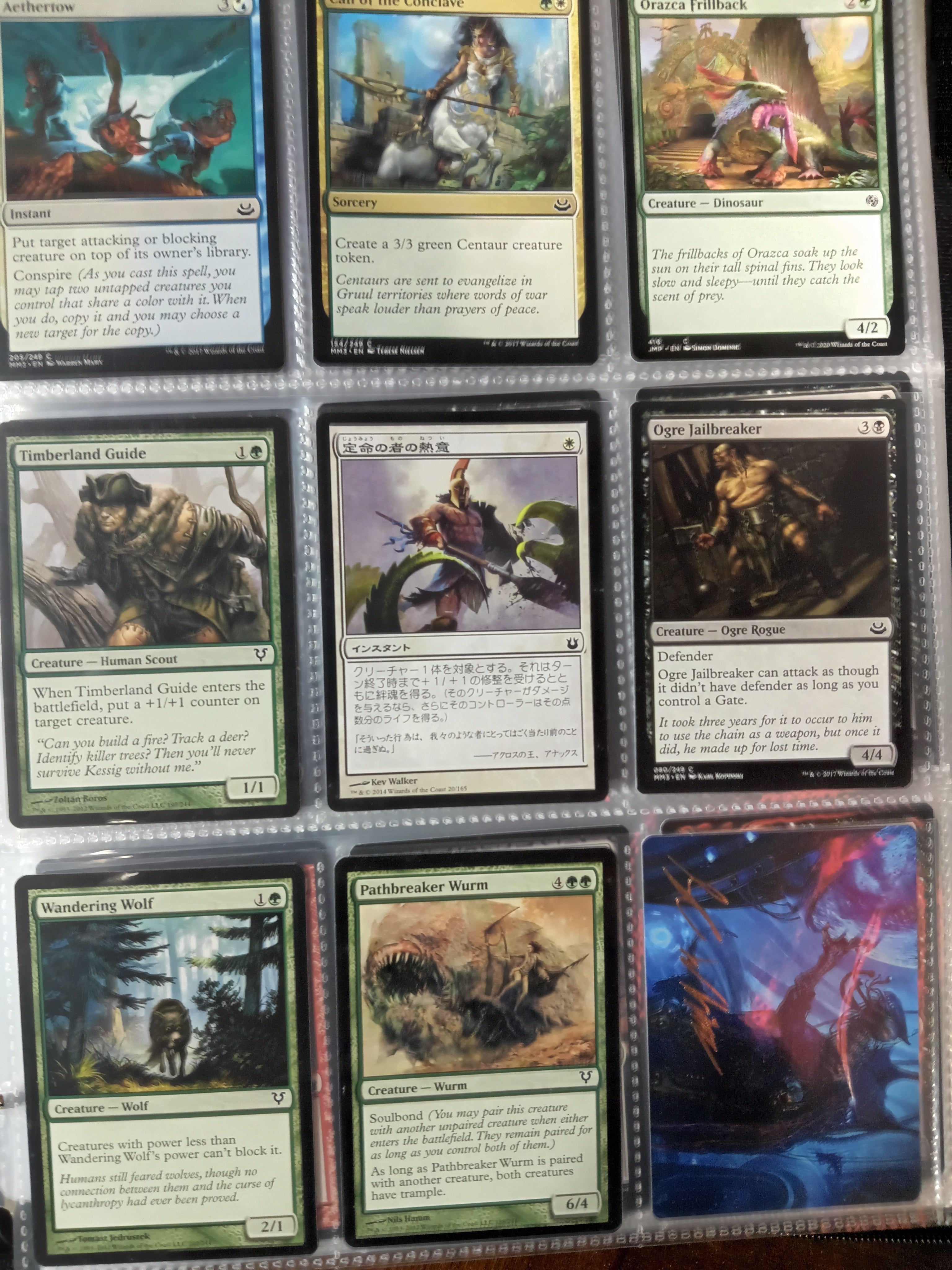 559 Magic The Gathering Cards with Sleeves and Case