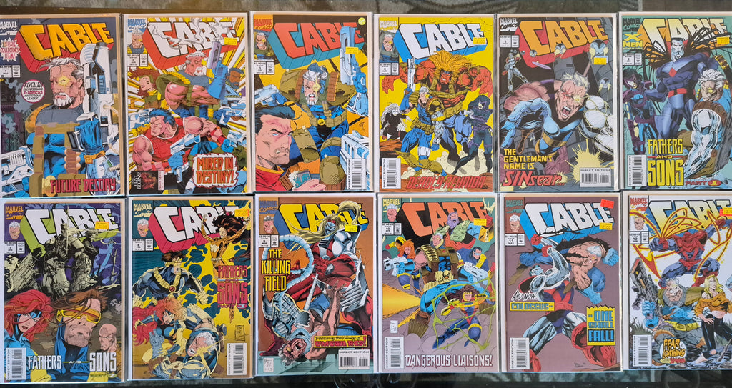 Cable #1-19,21 Marvel Comic Books All in Great Condition Bagged and Boarded