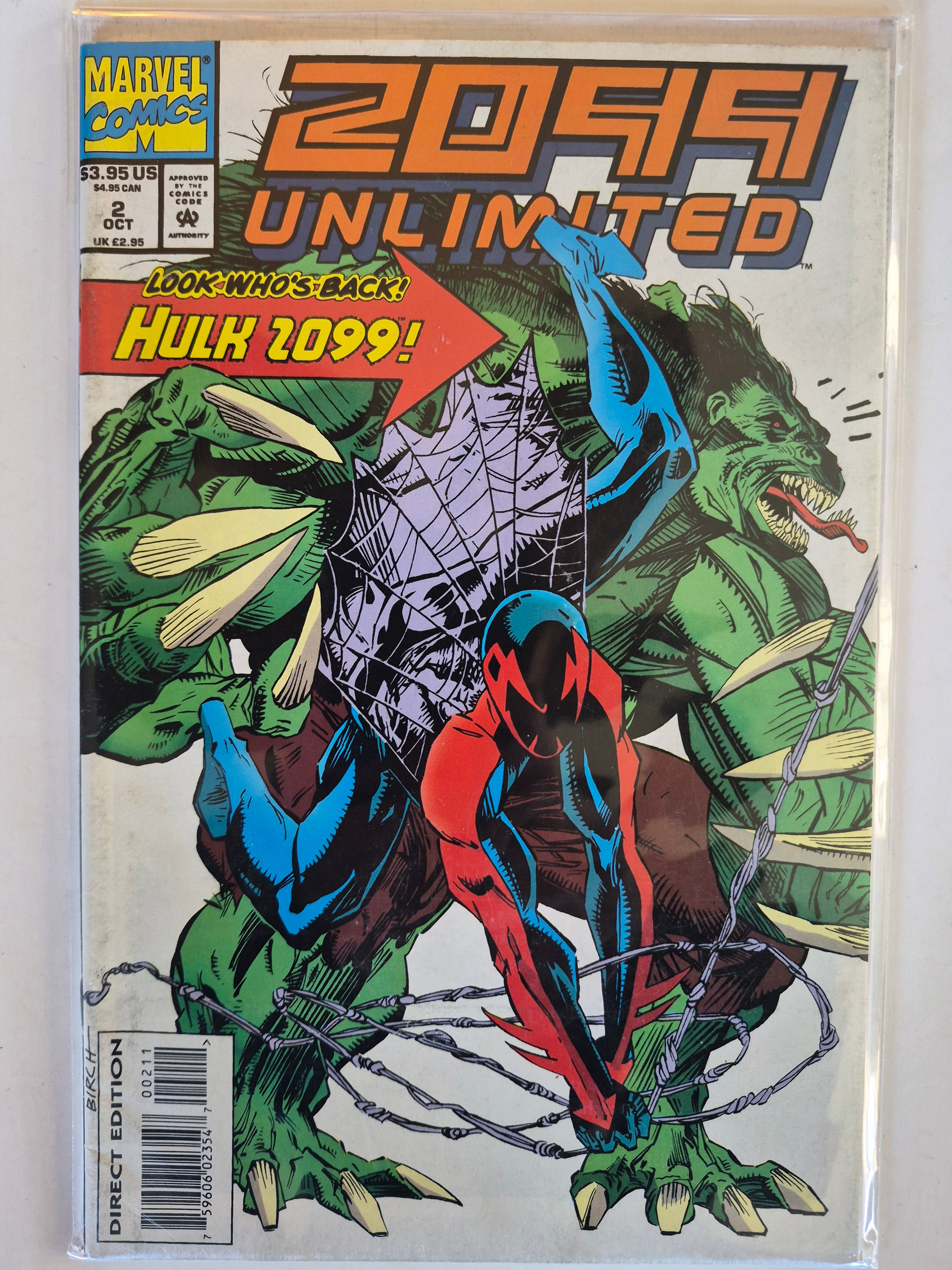 2099 Unlimited #2 Marvel Comic Book