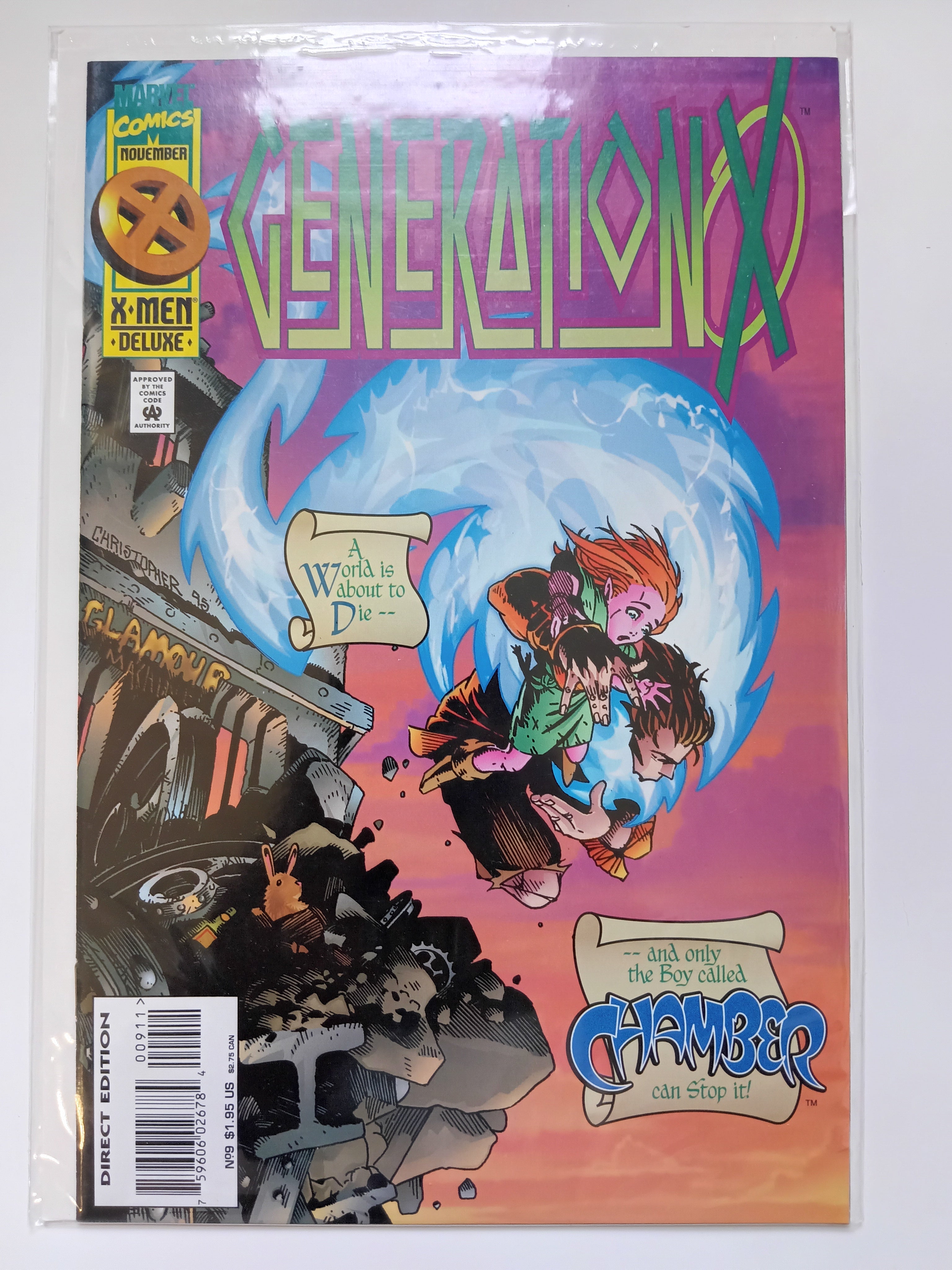 Generation X #1-10 Direct Edition Marvel Comic Books