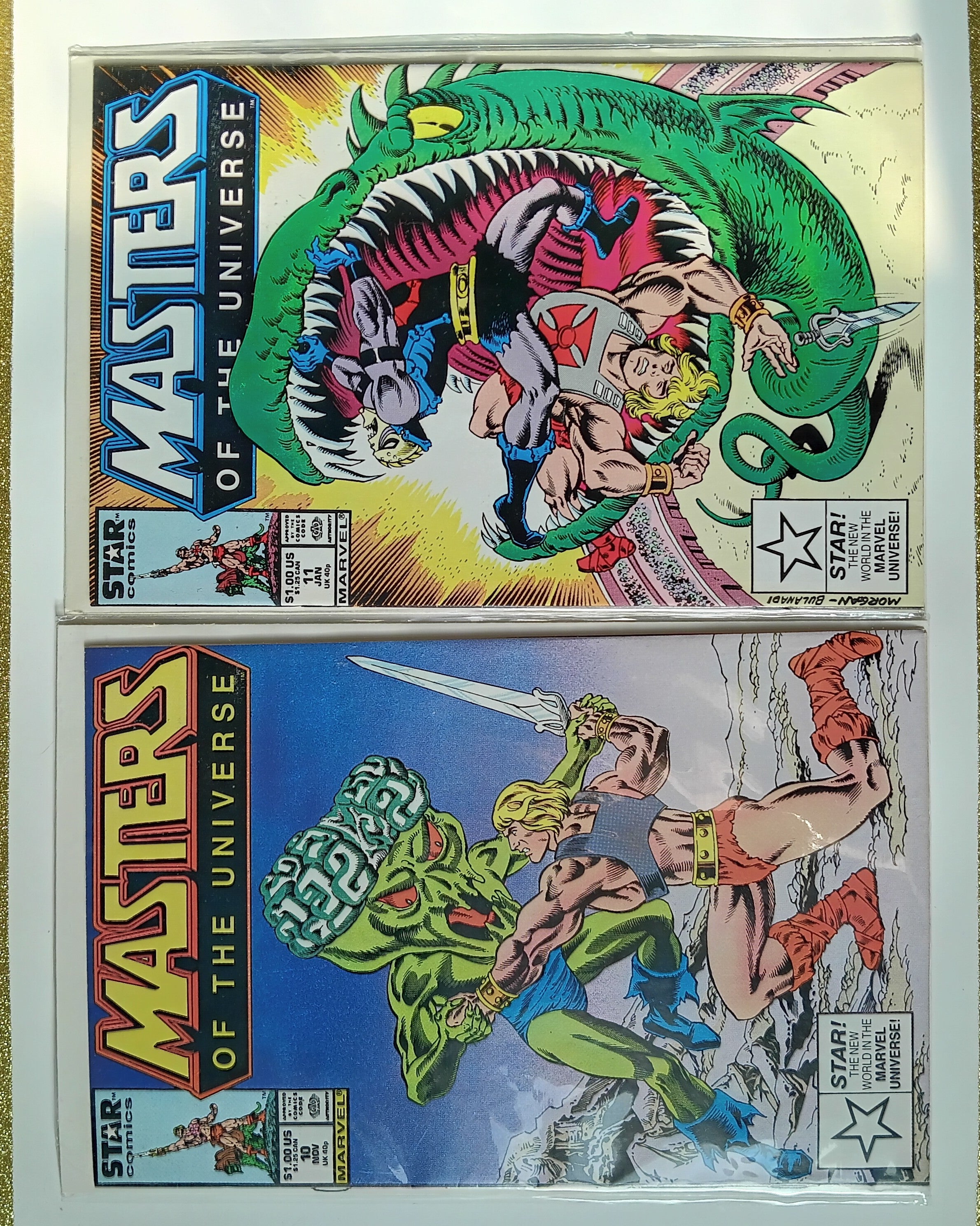 Masters of the Universe #10 and #11 87' and 88' Comic Books
