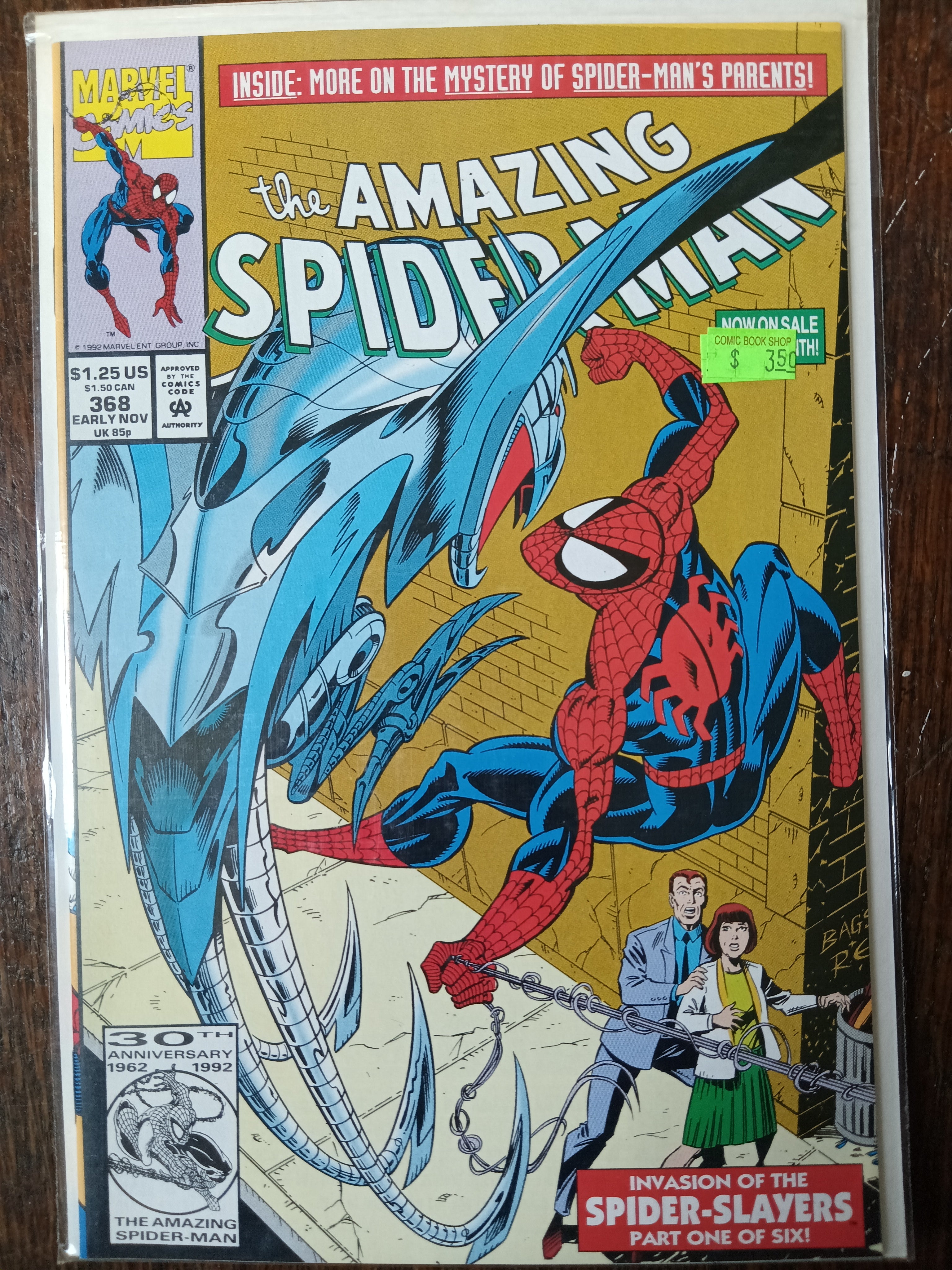 The Amazing Spider-man #364-372 Direct Edition Marvel Comic Books