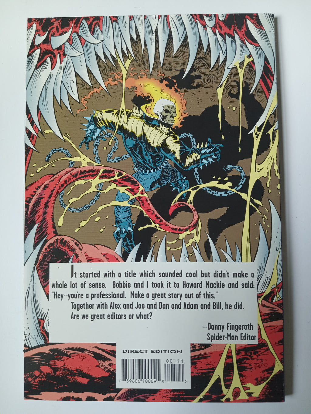 Spirits of Venom Direct Edition Marvel Comics 1992