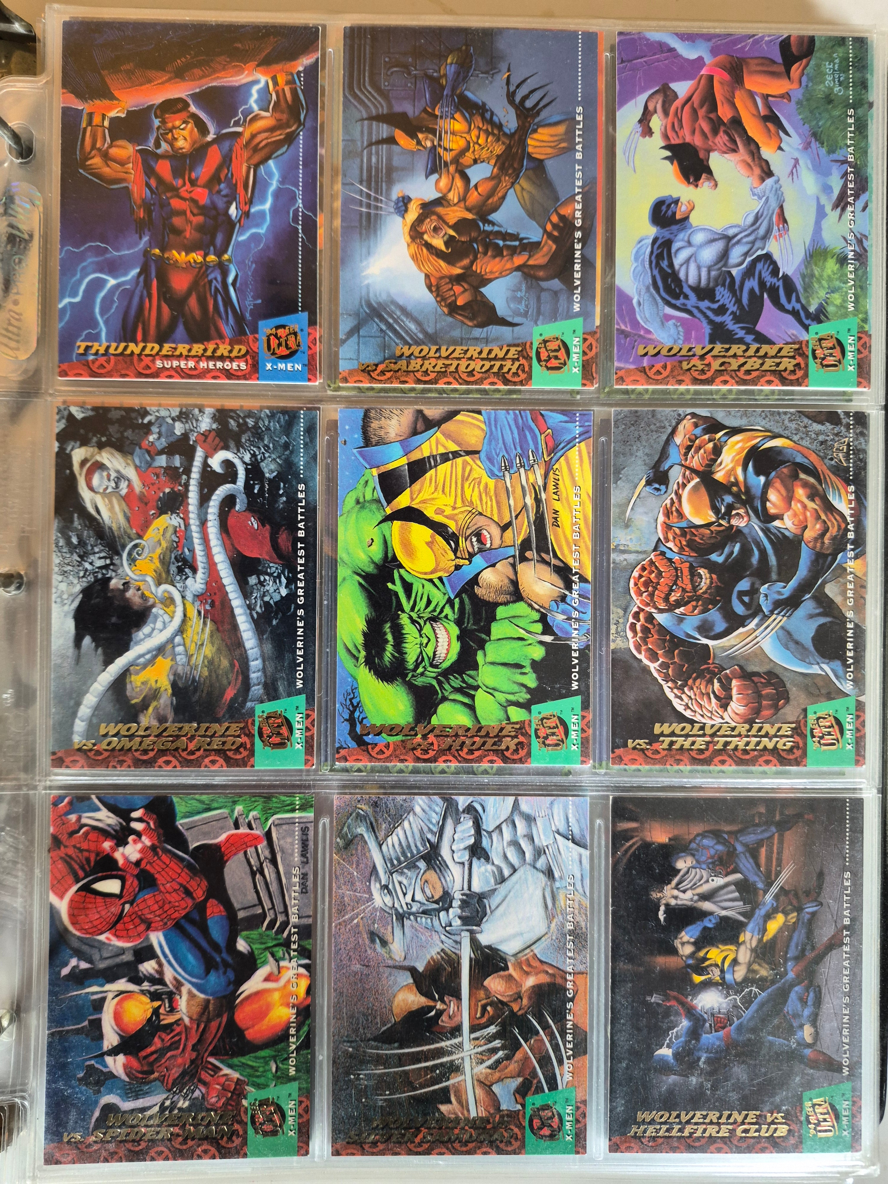 94' Fleer Ultra X-men Complete 250 Card Set