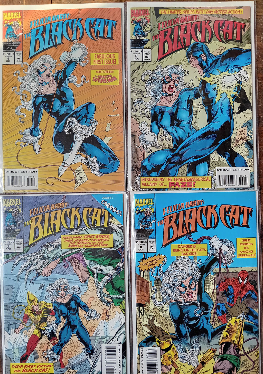 Felicia Hardy: The Black Cat Direct Edition Marvel Comic Books