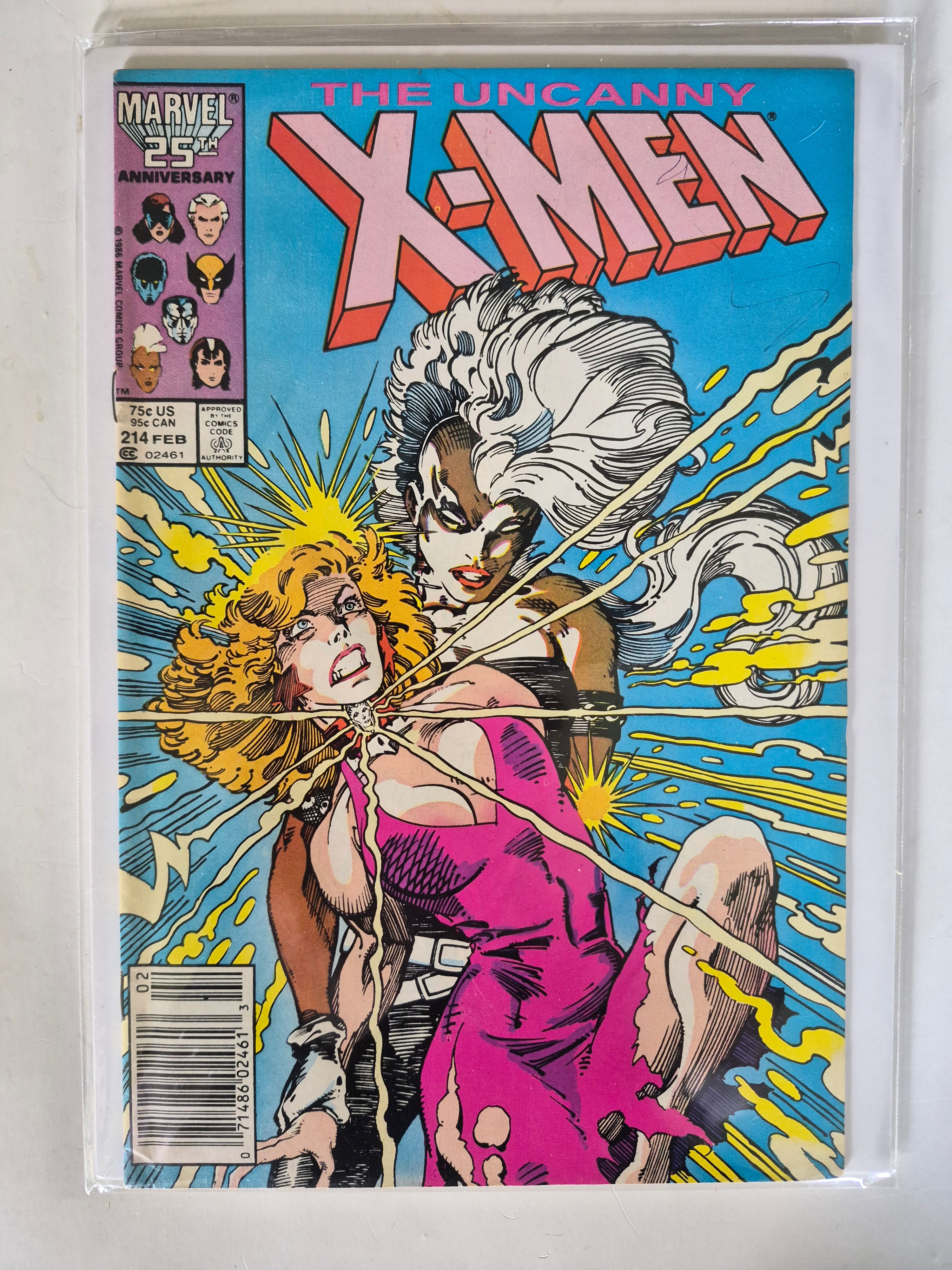 The Uncanny X-men 214 Newsstand Variant Marvel Comic Book