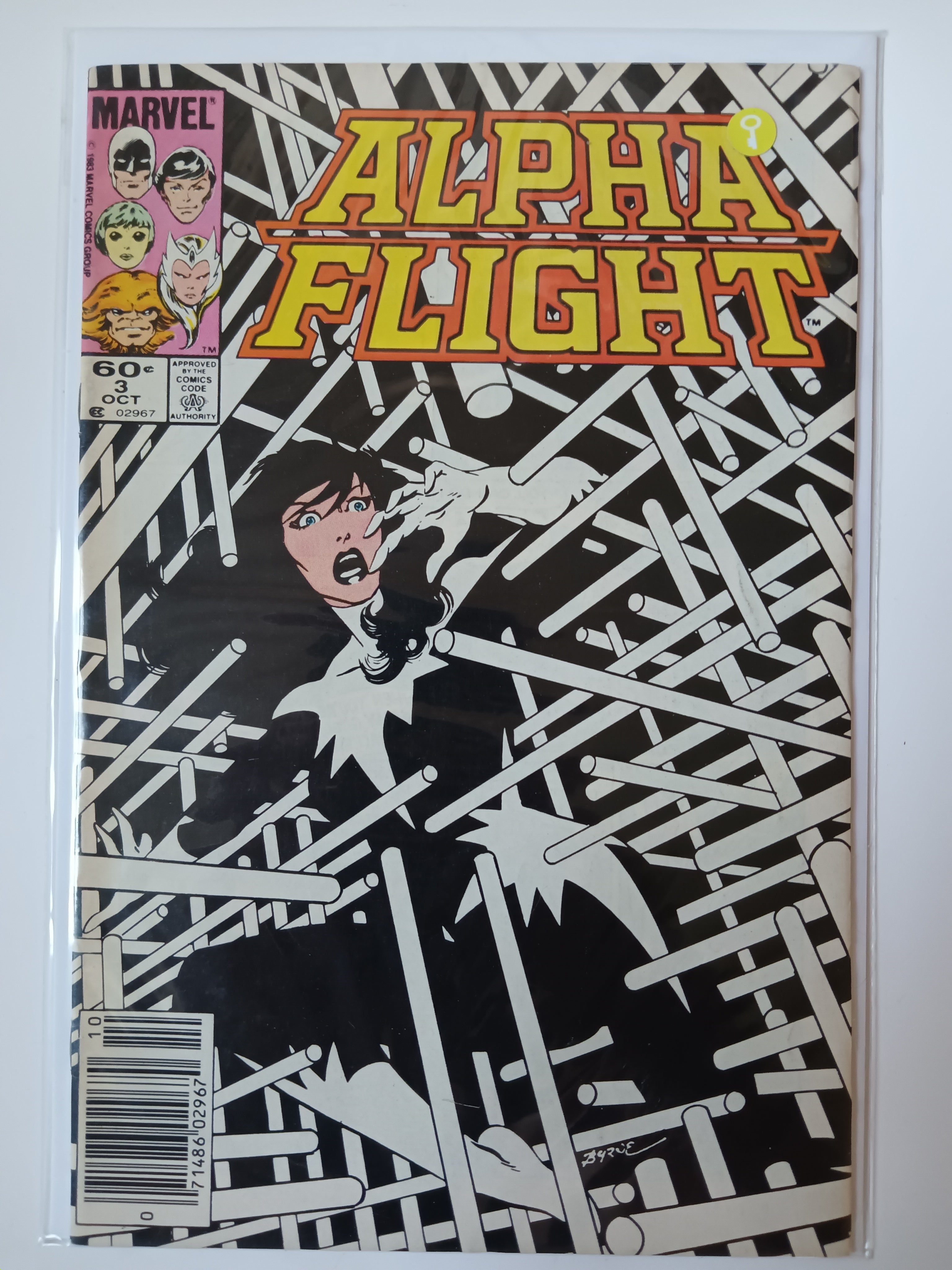 Alpha Flight #1-5 Marvel Comic Books in Great Condition Bagged and Boarded