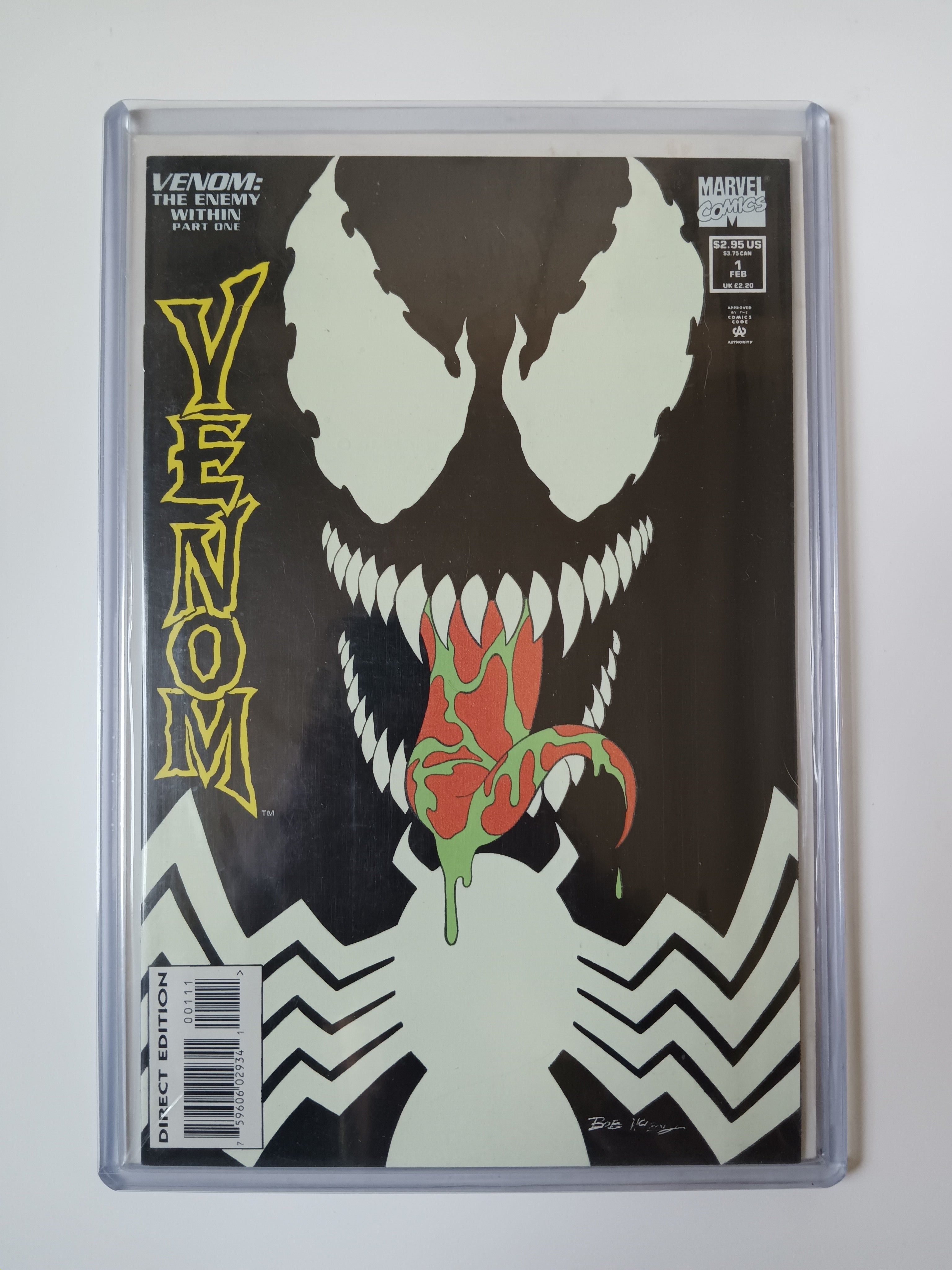 Venom The Enemy Within #1 (Glows in the Dark) Direct Edition Marvel Comic Book